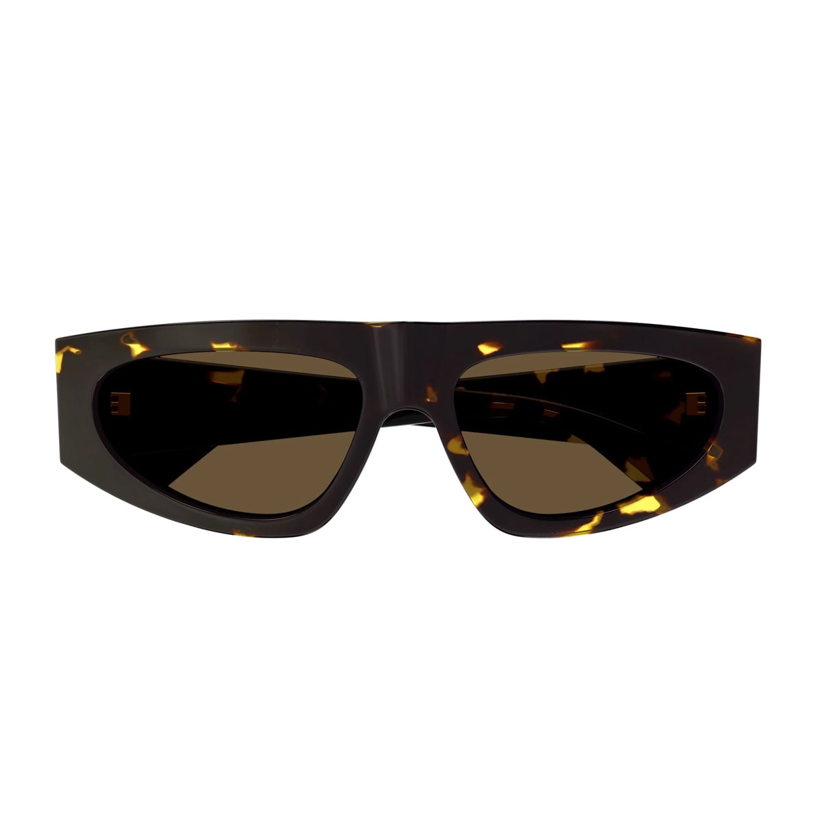 Bottega Veneta Bv1277s Tri-fold-line New Classic 002 Sunglasses In Marrone