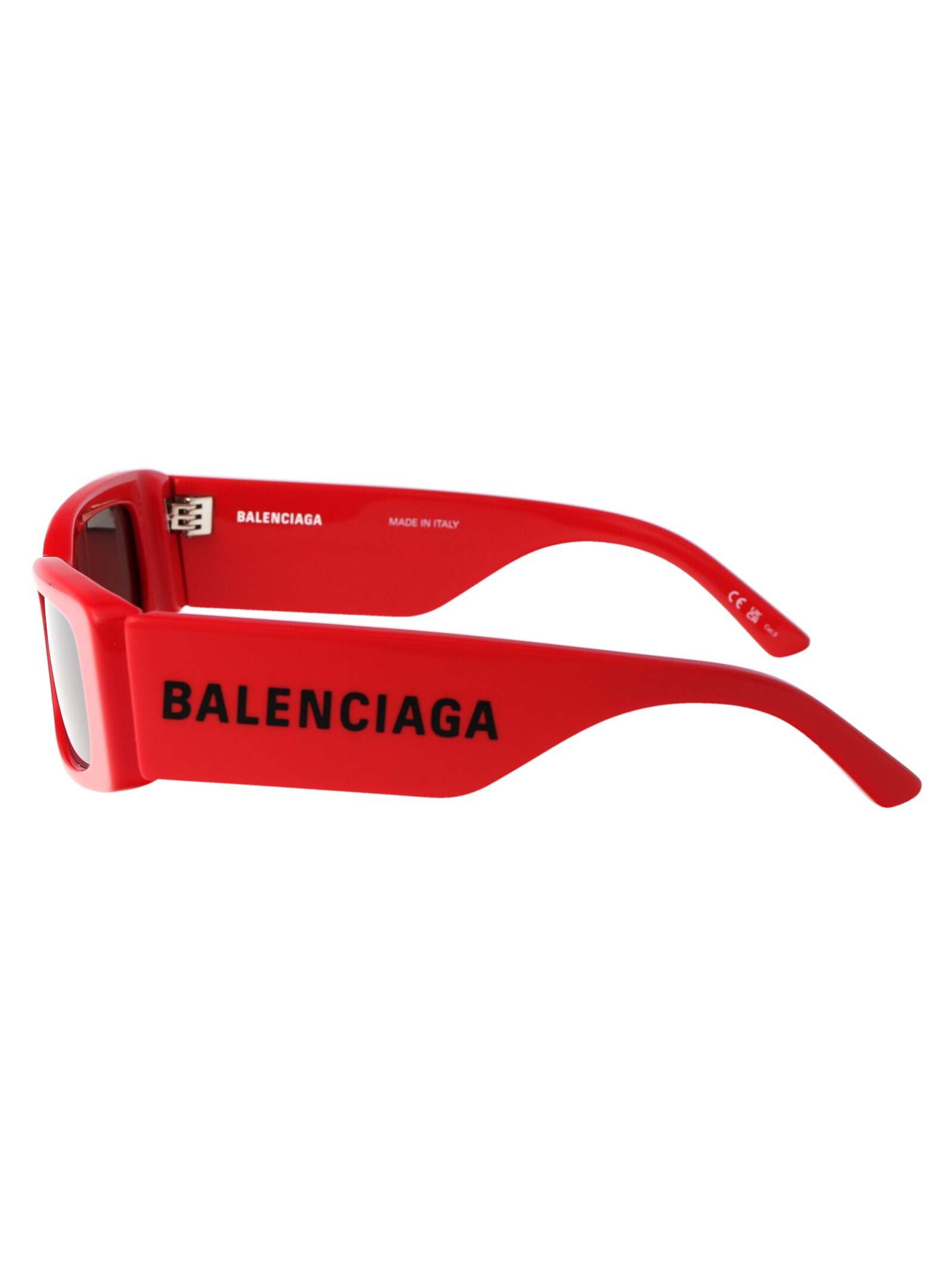 Shop Balenciaga Bb0260s Sunglasses In 005 Red Red Grey