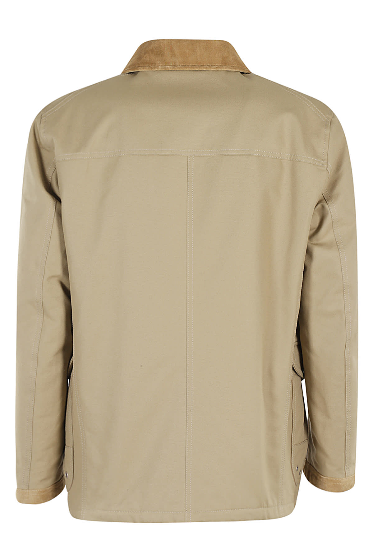 Fay 4 Hooks Archive Padded Jacket In Beige