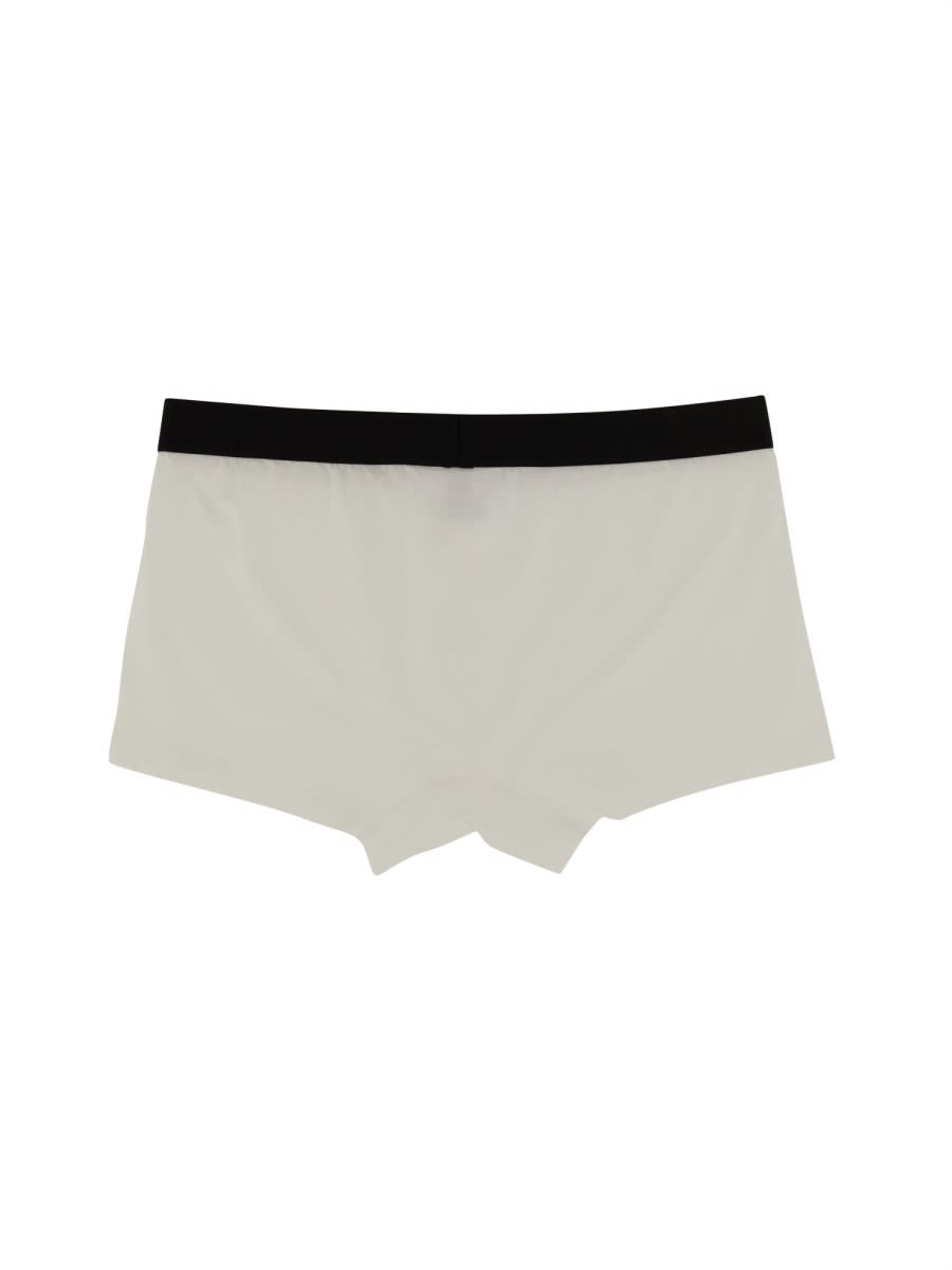 Dsquared2 Logo-waistband Boxers In White
