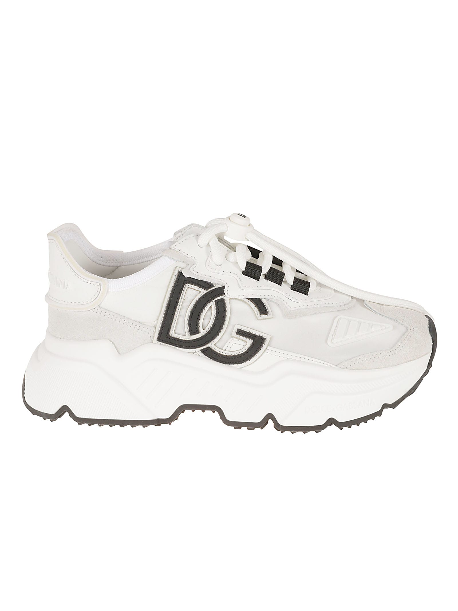 Dolce & Gabbana Initials Logo Lace-up Sneakers