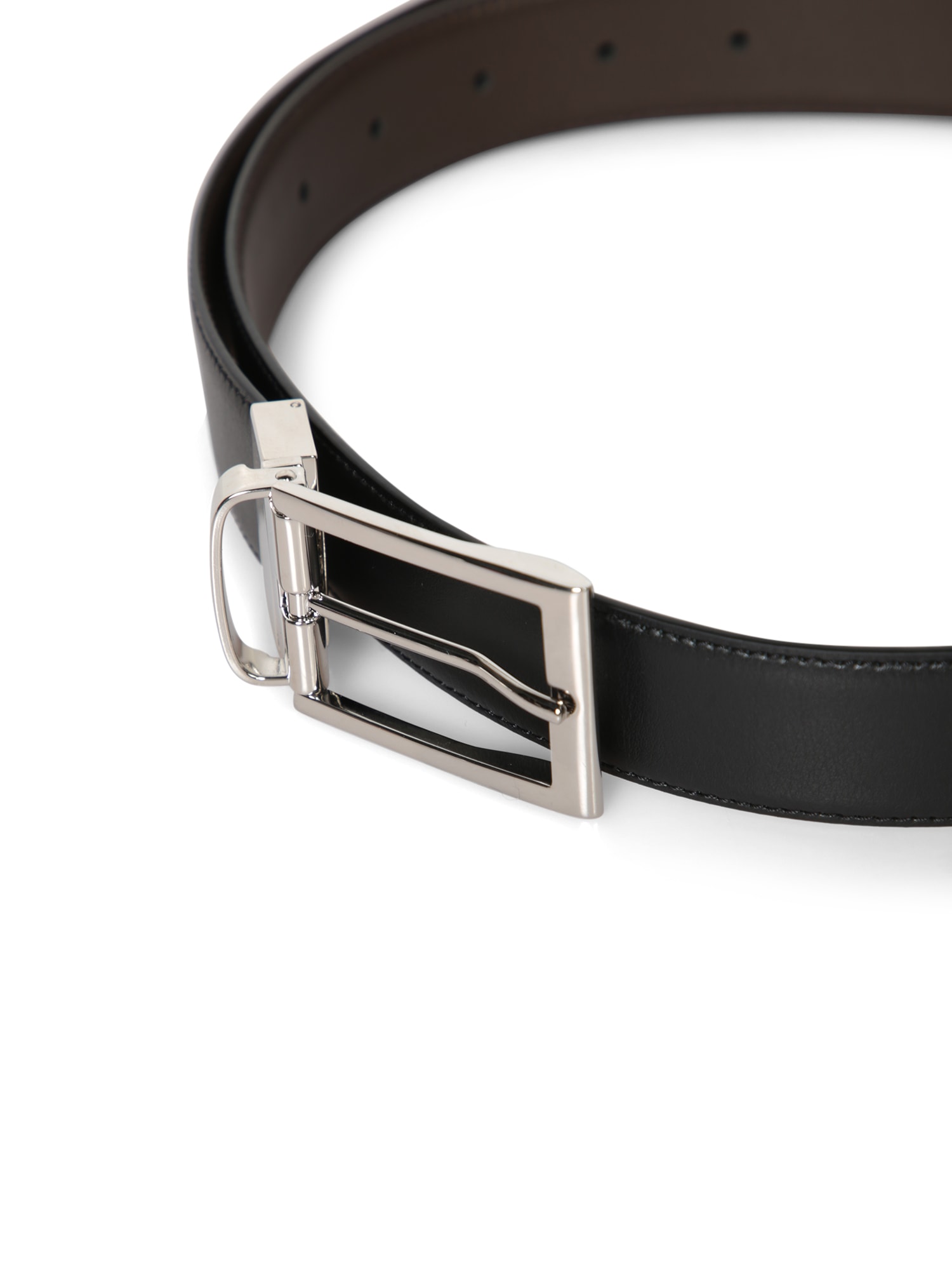 Shop Zegna Double Black/brown Belt