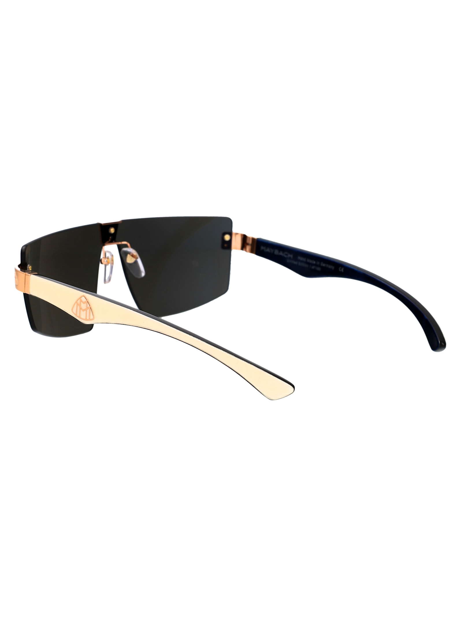 Shop Maybach Eyewear The Haute Voiture I Sunglasses In Gold Black