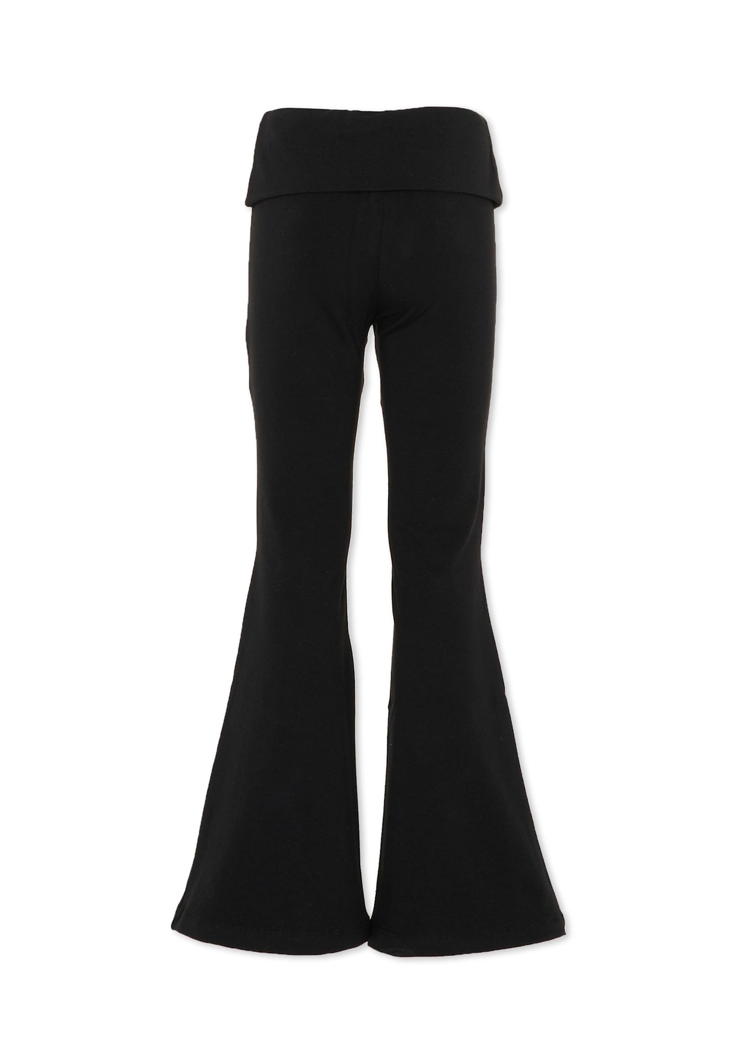 Barrow Black Leggings For Girl With Logo In Black