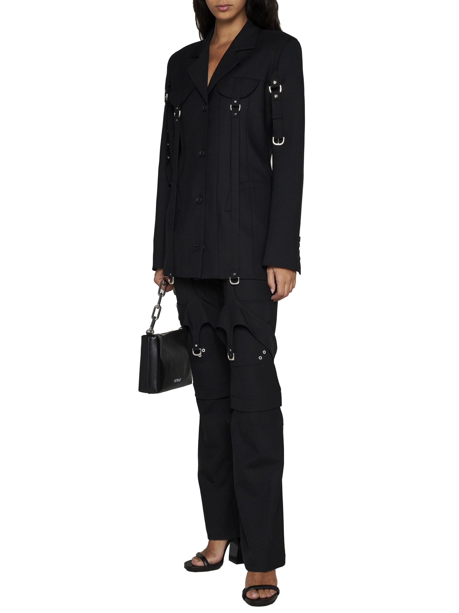 Off-white Pants In Black