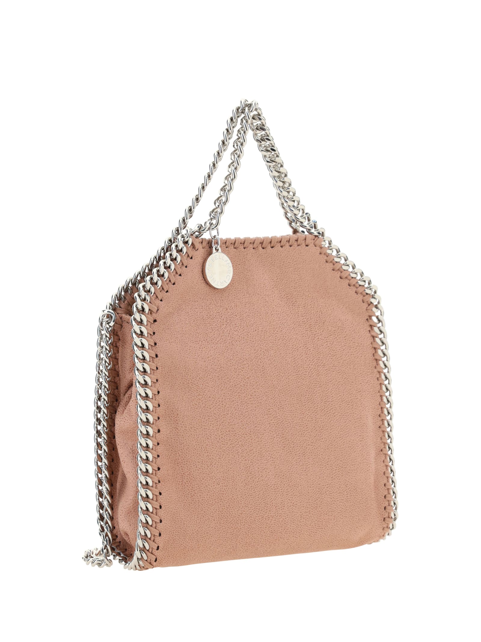 Shop Stella Mccartney Tiny Tote Shoulder Bag In Pink