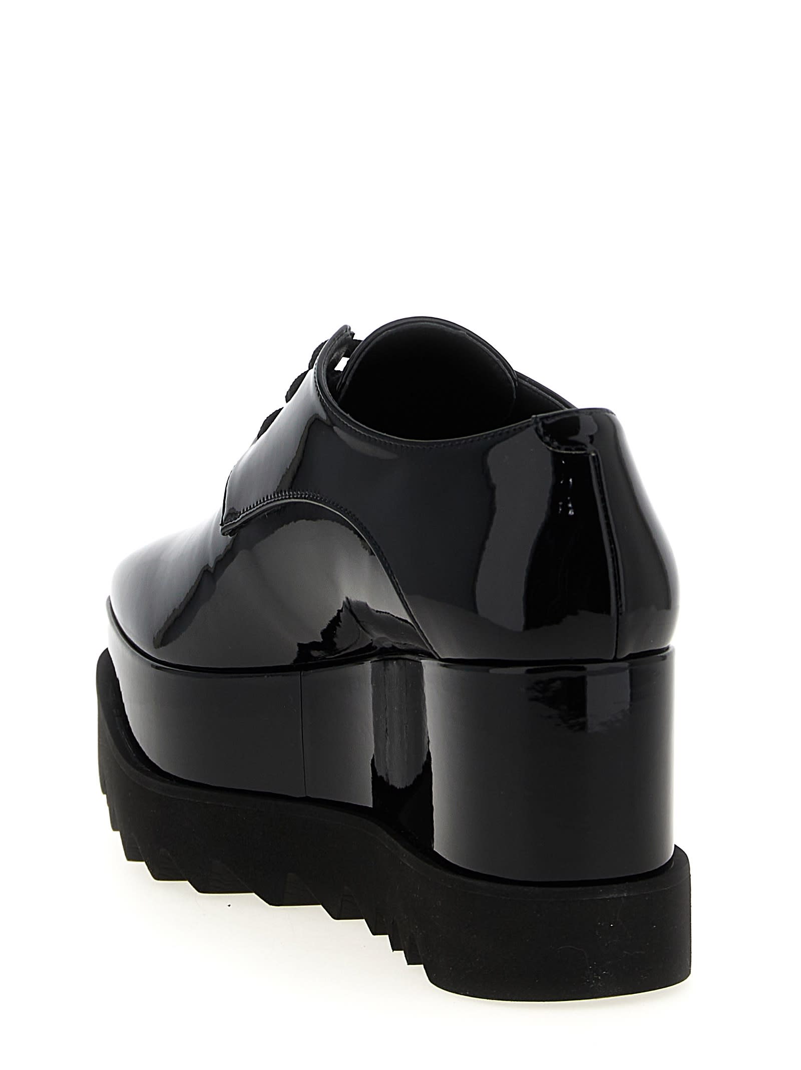 Stella Mccartney Stellabration Capsule Monocrome Elyse Wedges In Black