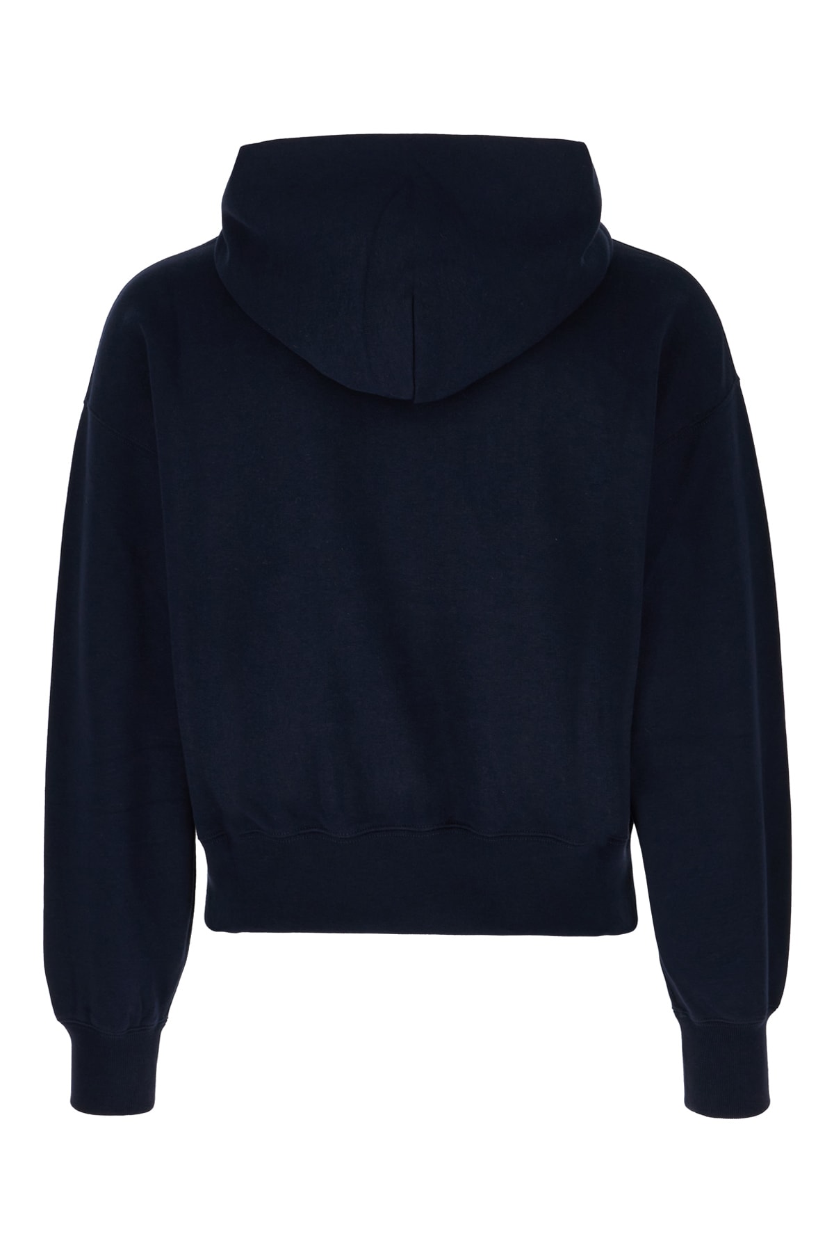 Shop Gucci Navy Blue Cotton Oversize Sweatshirt In Navy Mix