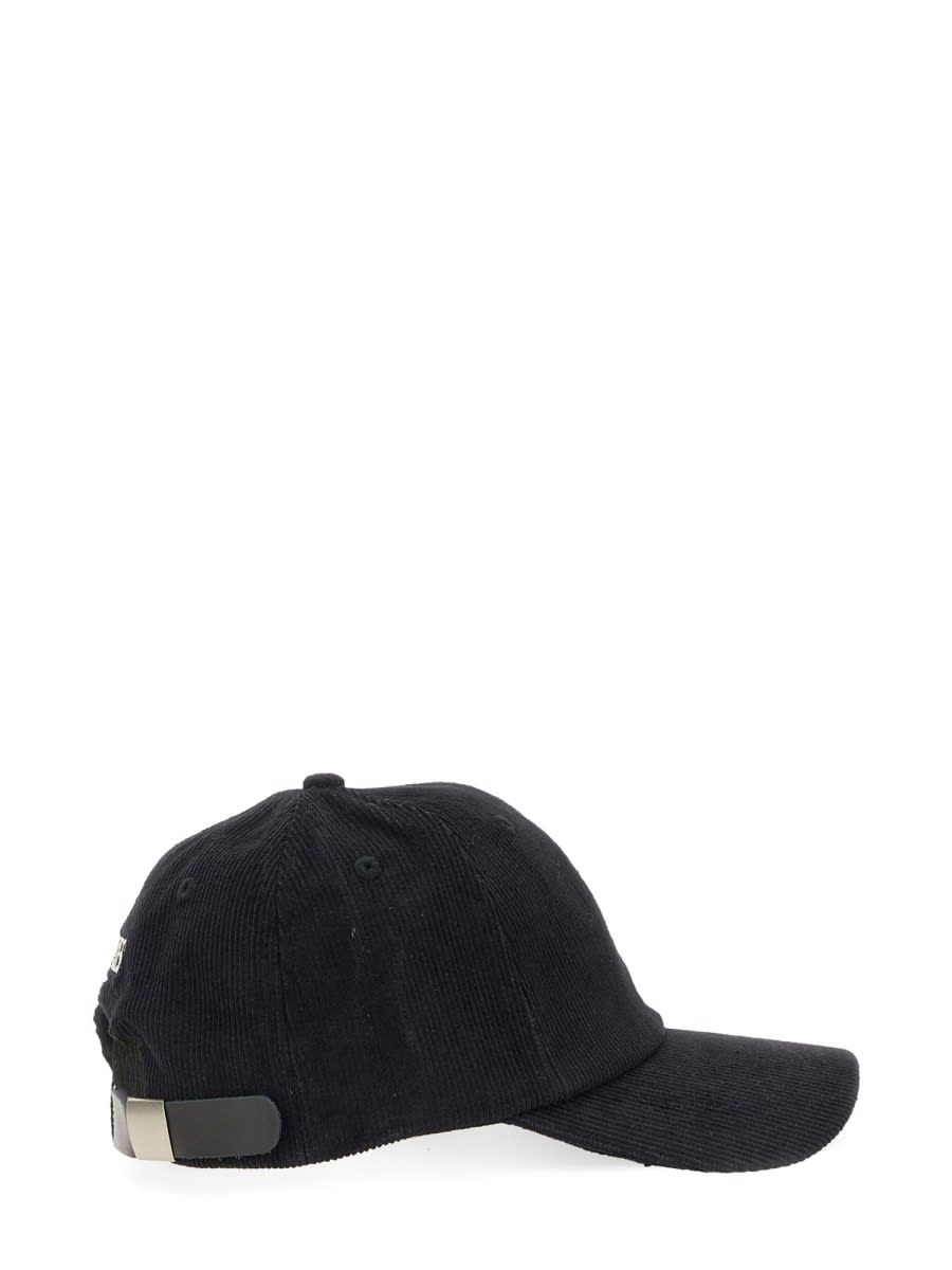 Shop Aries Baseball Cap In Black