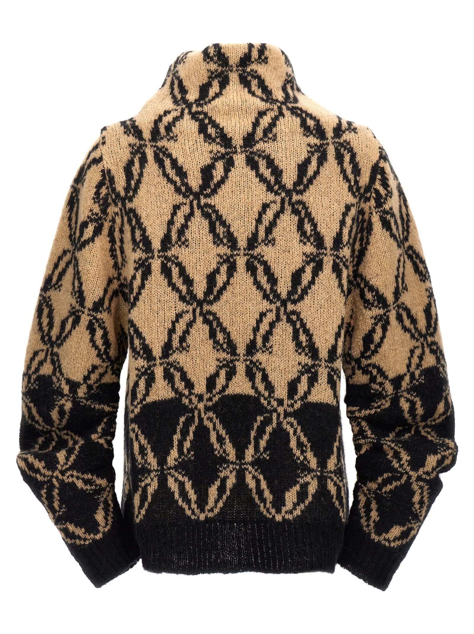 Shop Dries Van Noten Monier Sweater In Multicolor