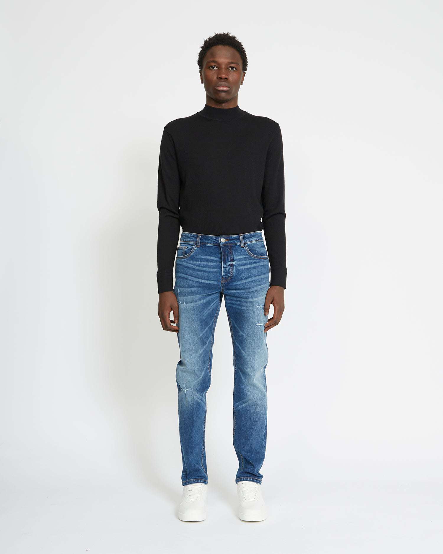 John Richmond Slim Jeans In Blu