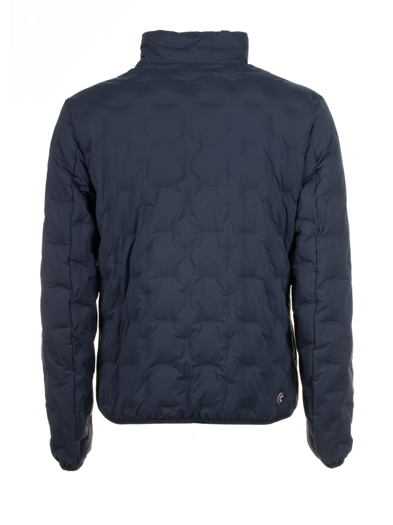 Shop Colmar Quilted Jacket With Padded Collar In Blu