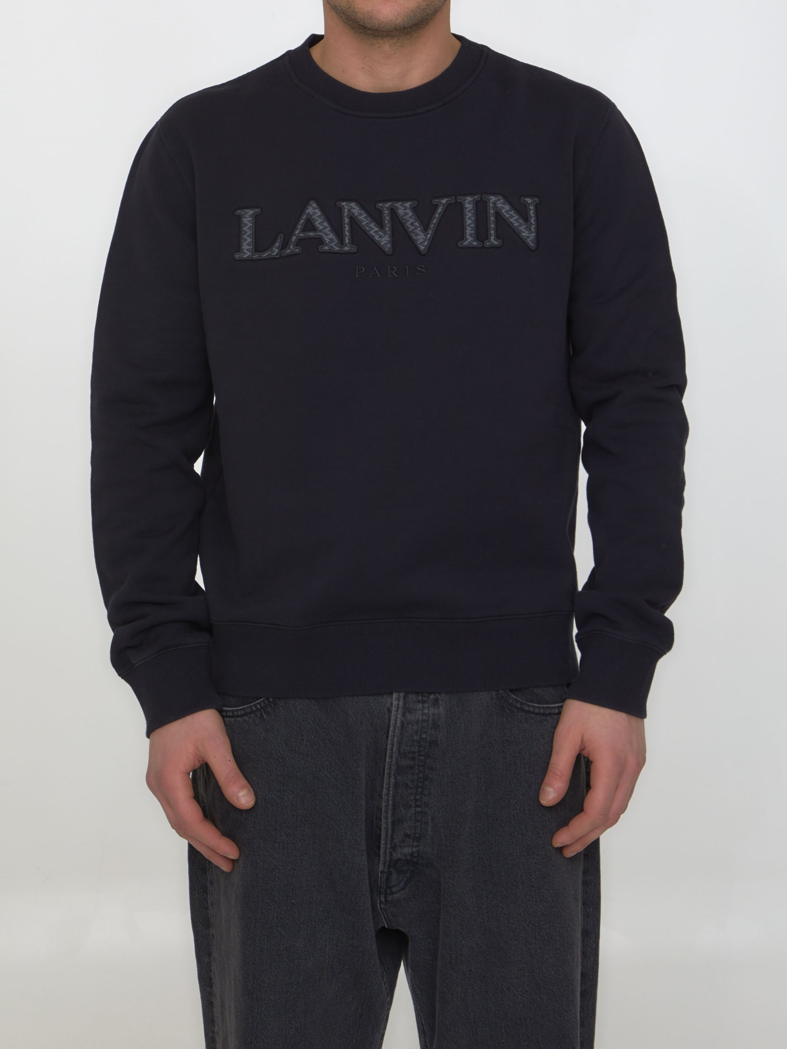 Lanvin Cotton Sweatshirt With Logo