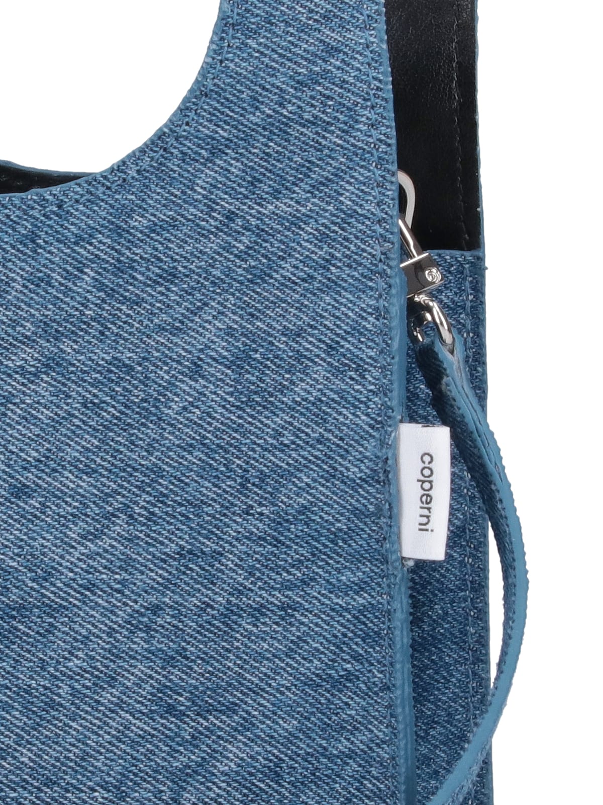 Shop Coperni Micro Tote Bag Swipe In Blue