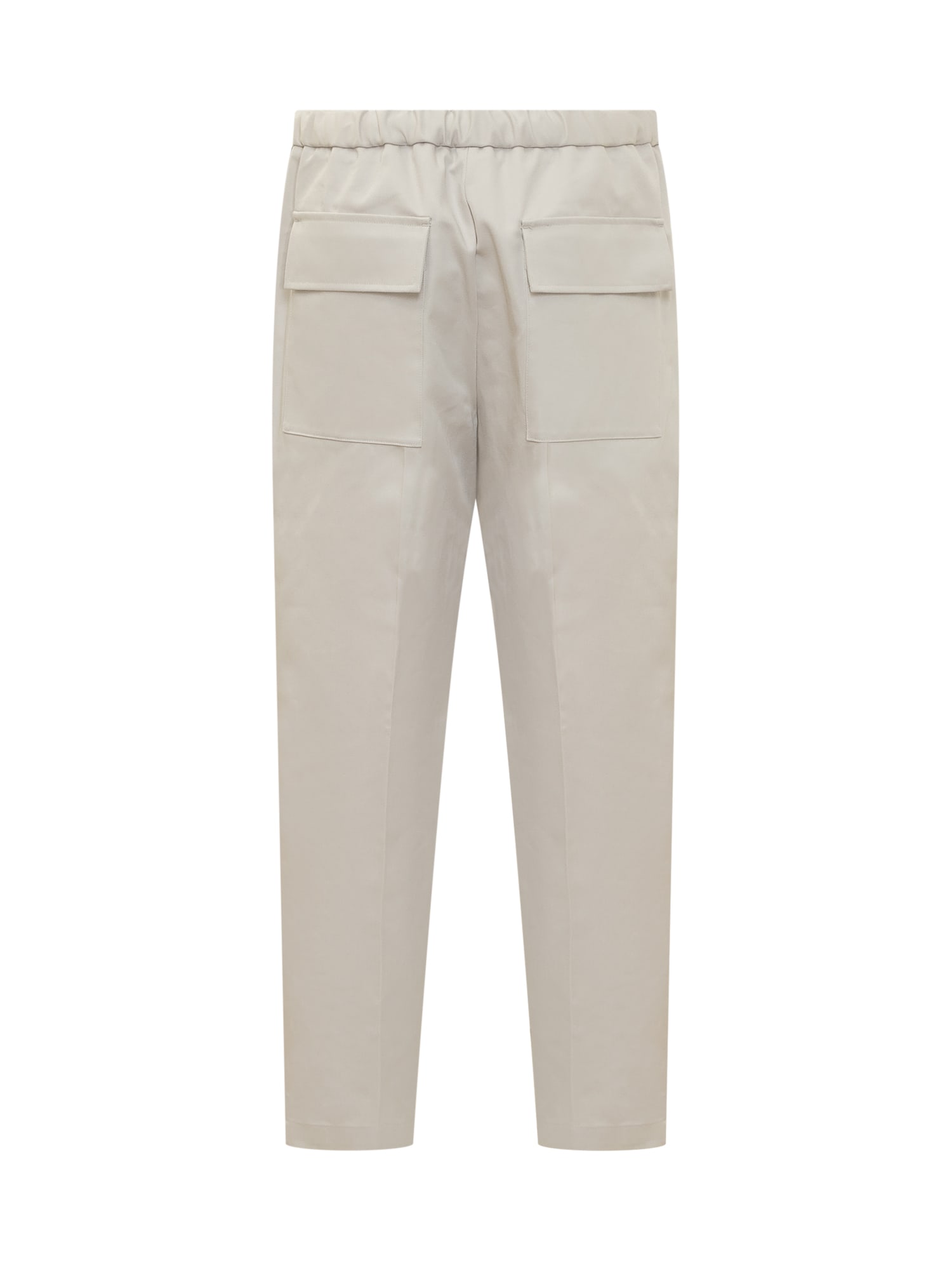 Shop Jil Sander Trousers In Bianco