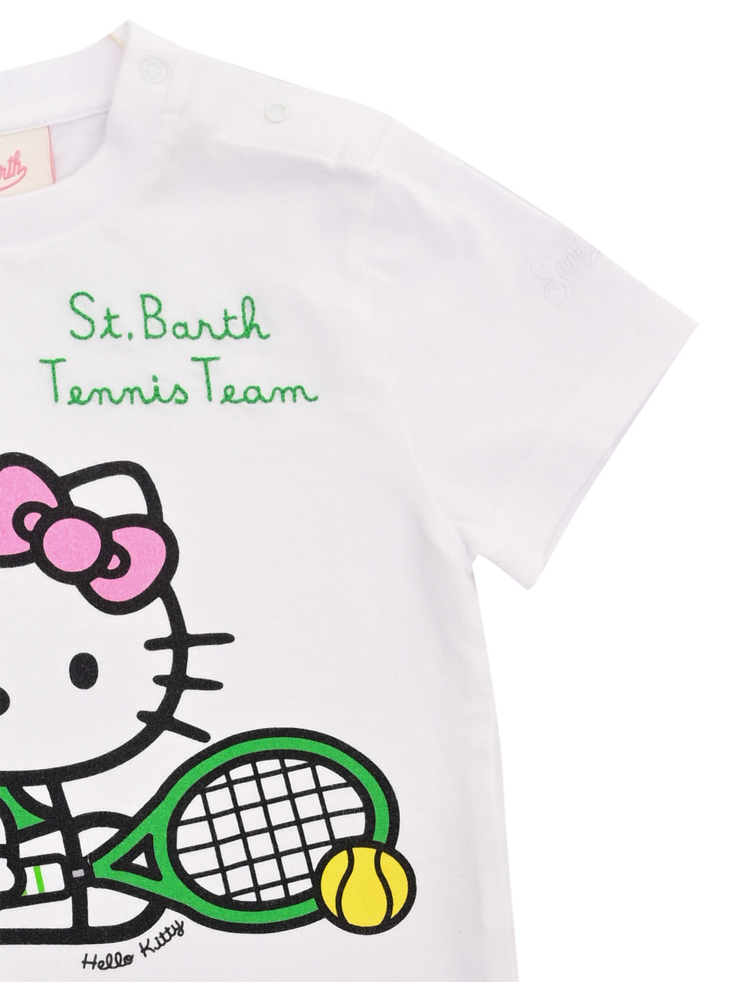 Mc2 Saint Barth Elly-hello Kitty Sb Tennis 01 Emb In White
