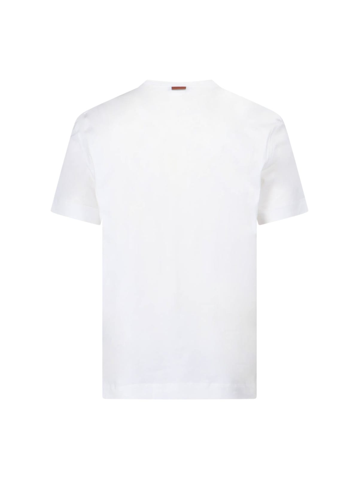 Shop Zegna Logo T-shirt In White