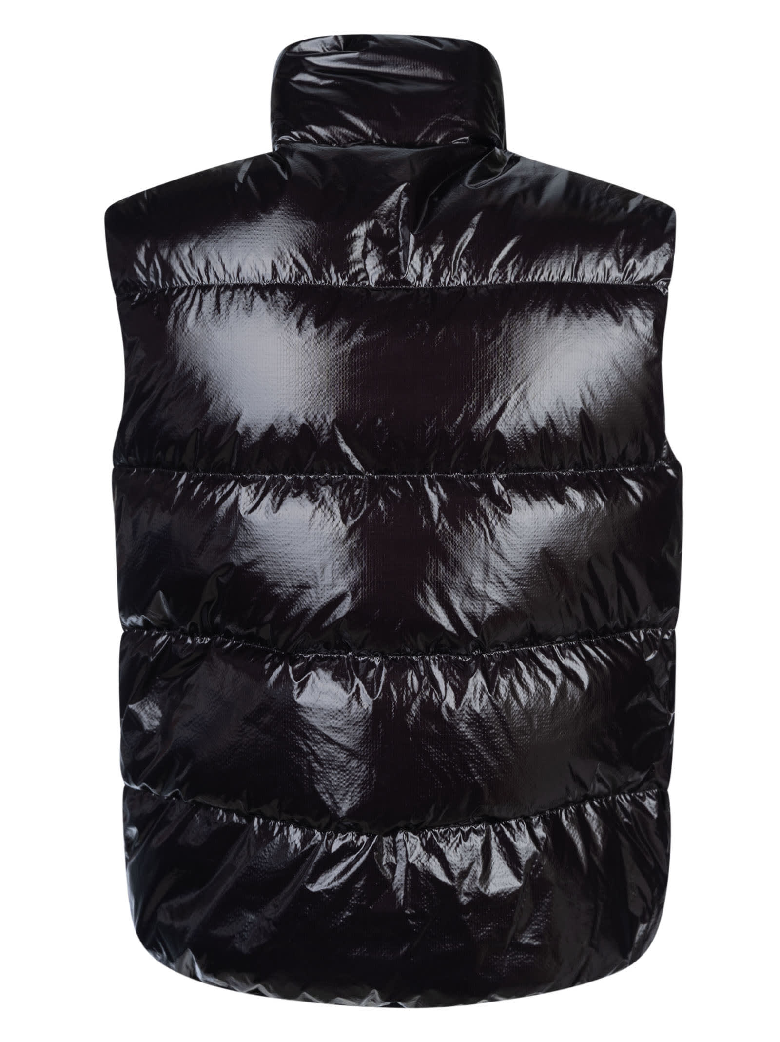 Shop Dsquared2 Logo Patch Puffer Gilet In C