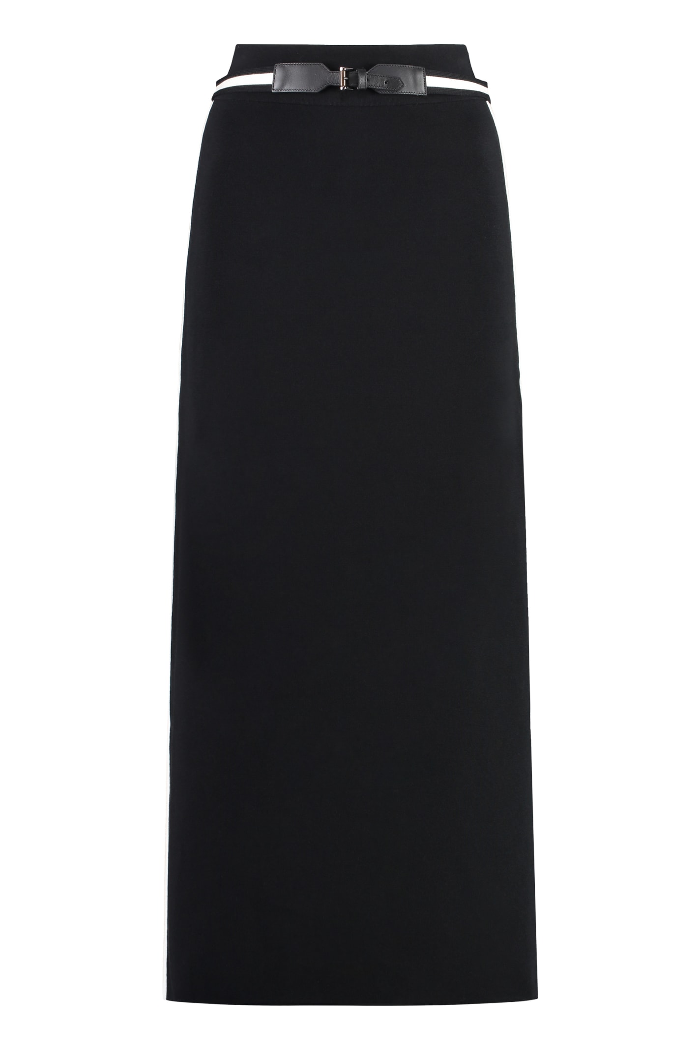 Shop Max Mara Ora Long Skirt In Black