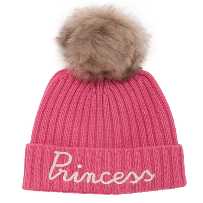 MC2 Saint Barth Woman Hat With Pompon And Princess Embroidery