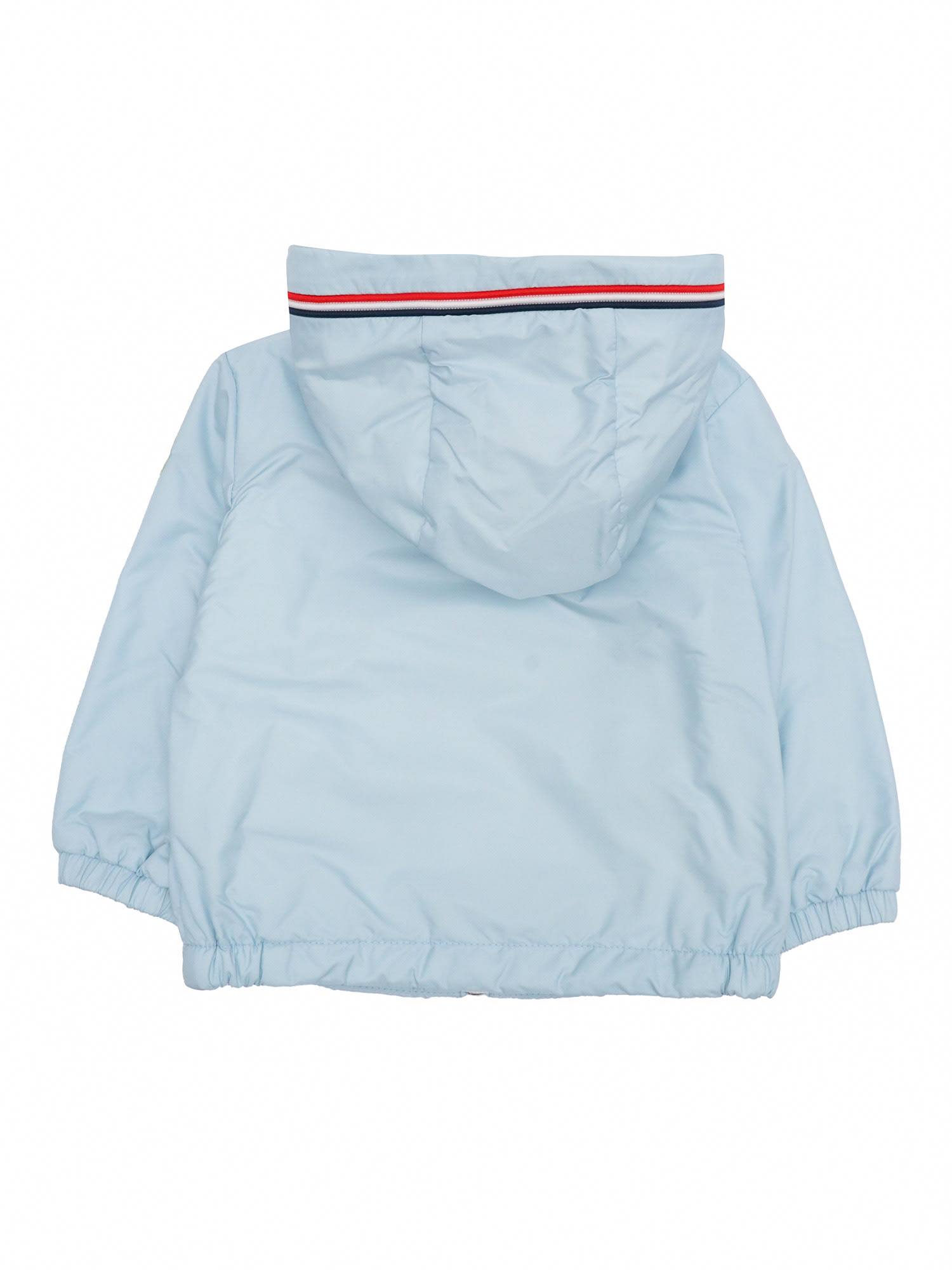 Moncler Granduc Hooded Shell-down Puffer Jacket 9-36 Month In Blue