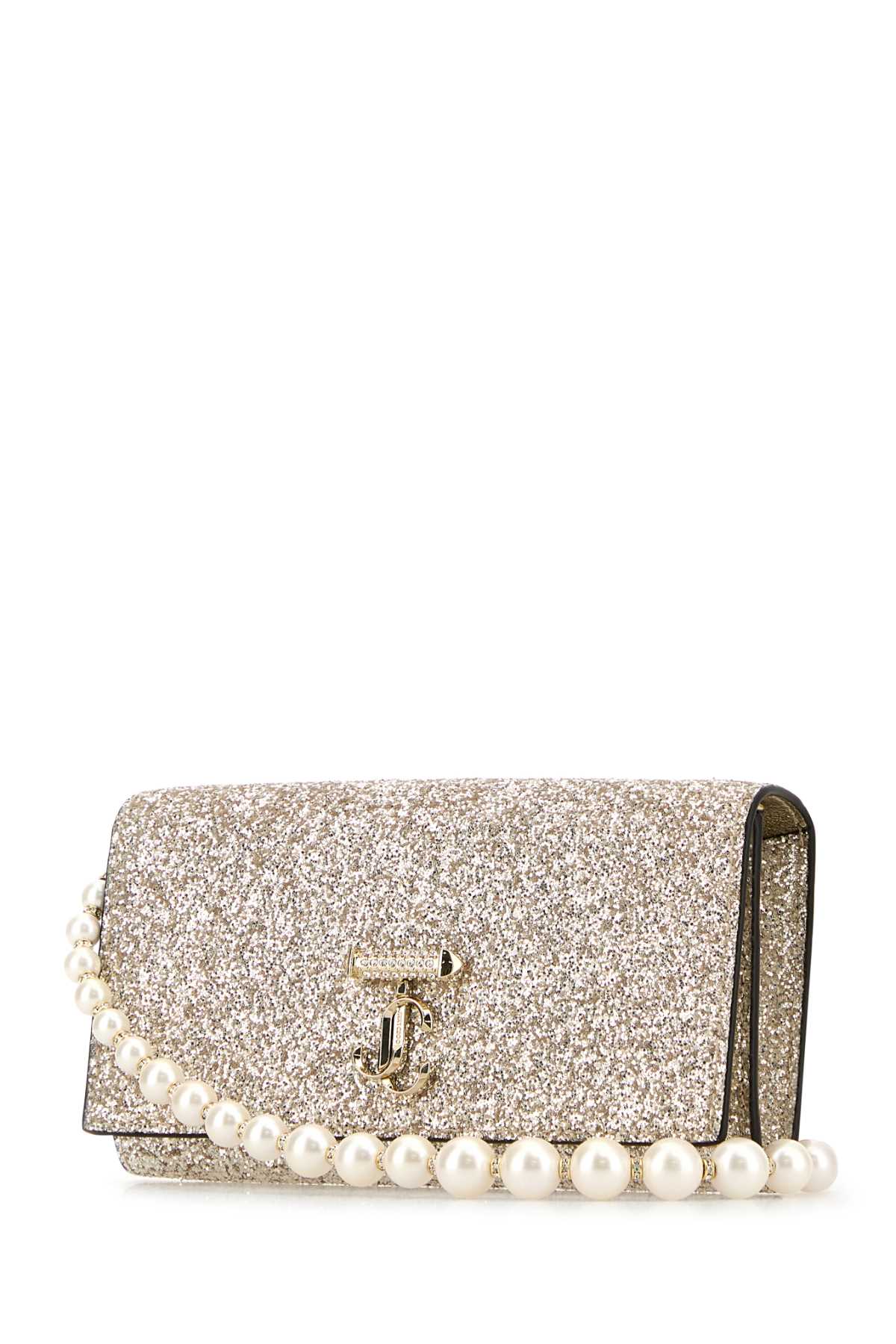 JIMMY CHOO EMBELLISHED FABRIC AVENUE WALLET