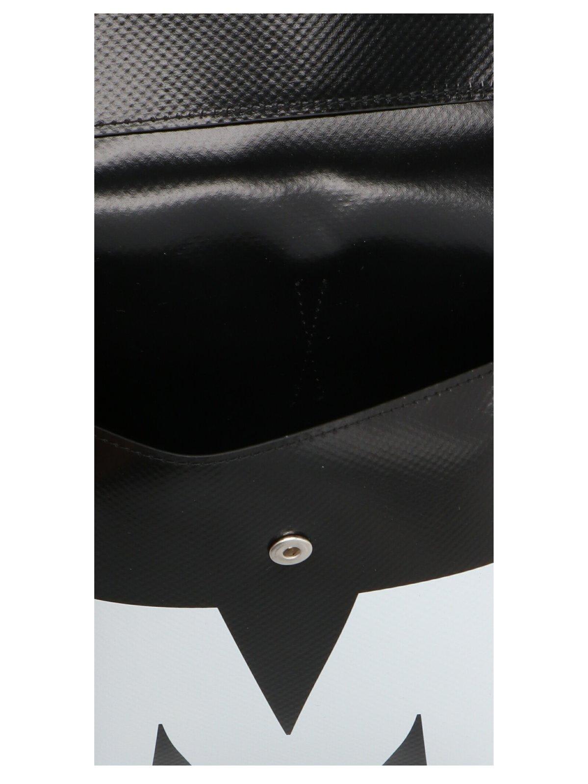 Marni Logo Credit Card Holder On Shoulder In Blue
