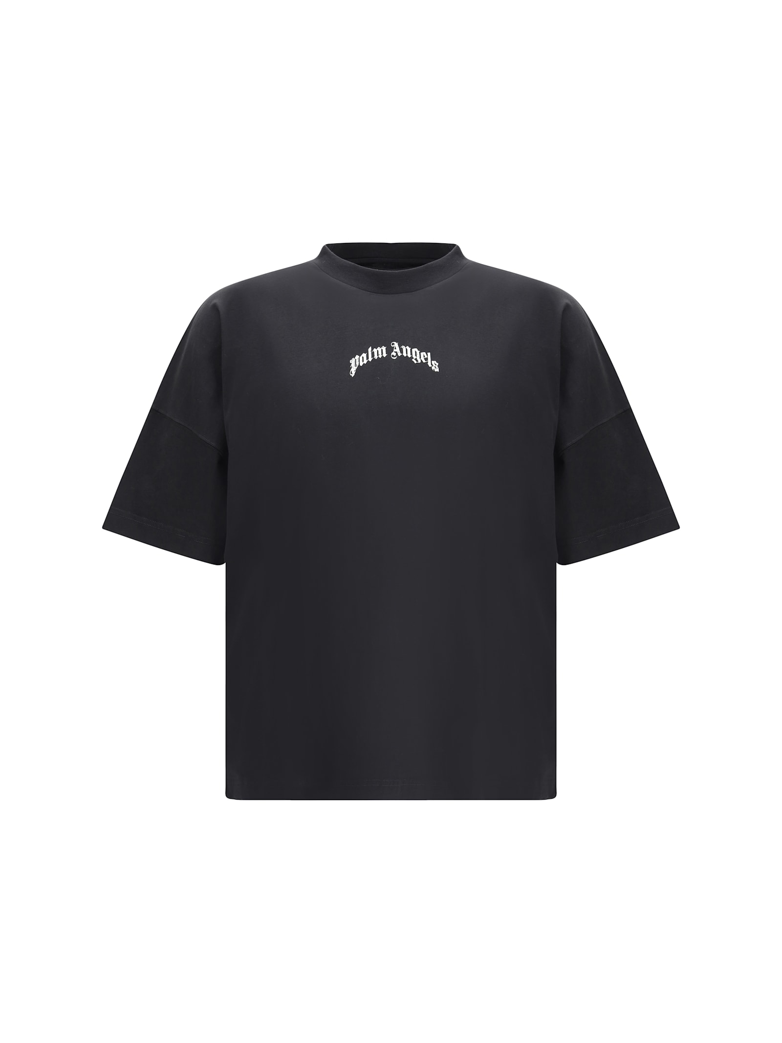 retro Black Cotton T-shirt