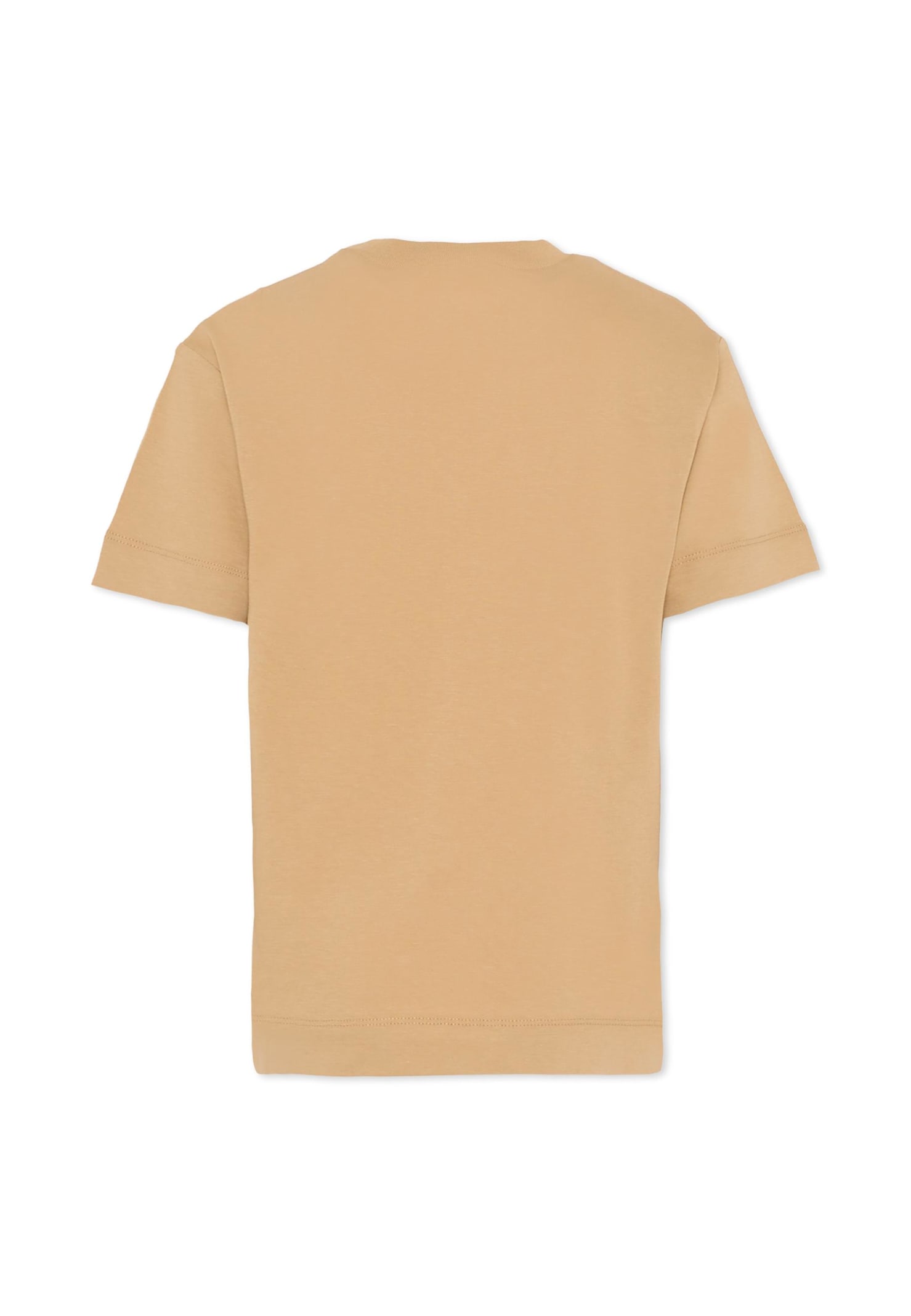 Marni Beige T-shirt For Kids With Logo In Neutral