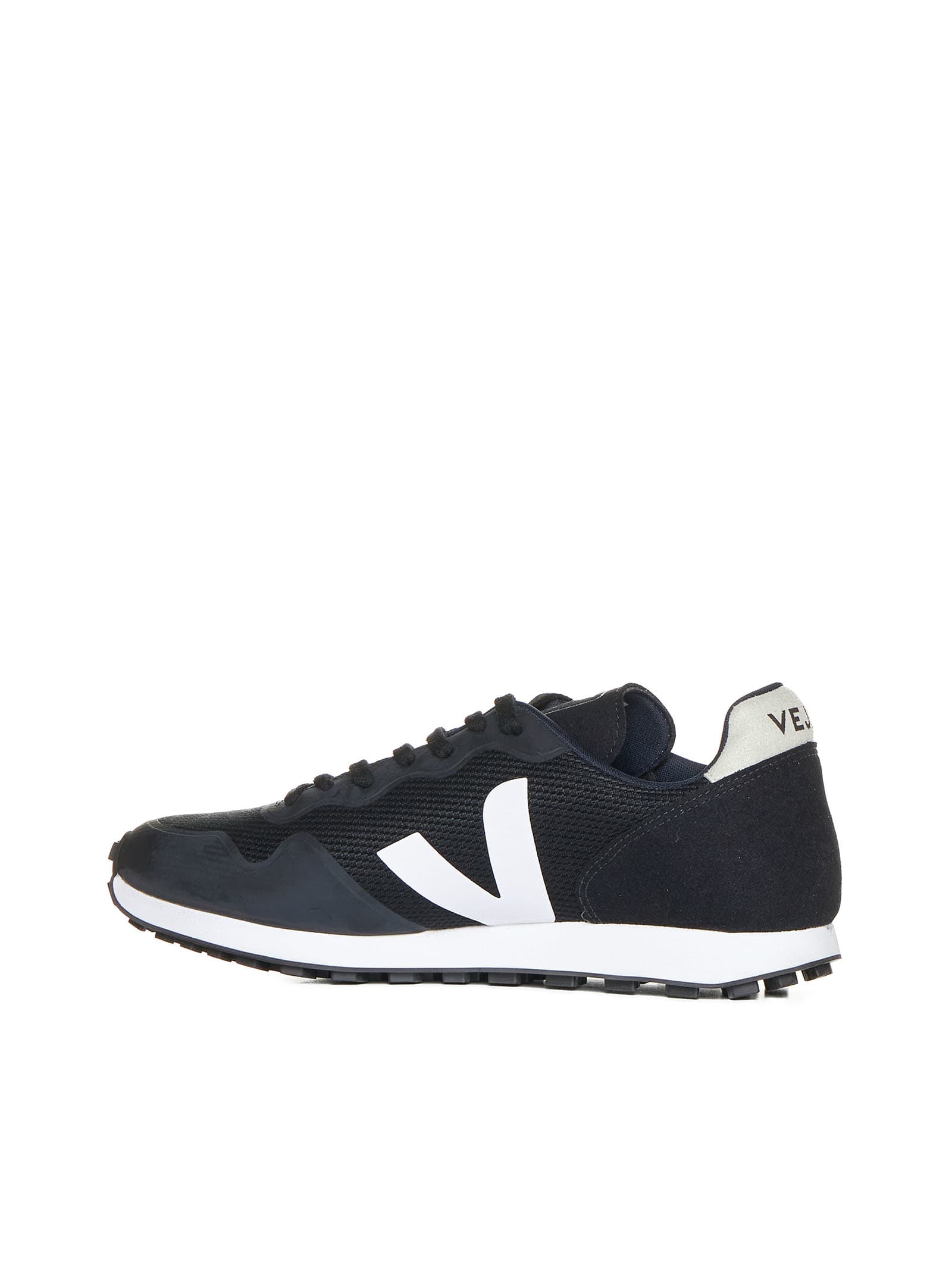 Shop Veja Sneakers In Black_white