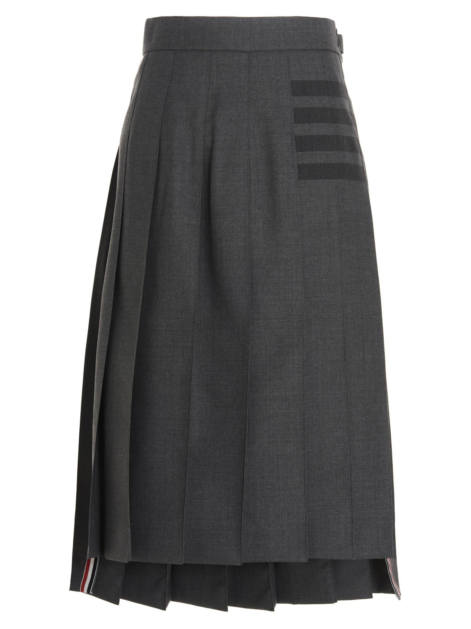 Thom Browne Asymmetric Midi Skirt