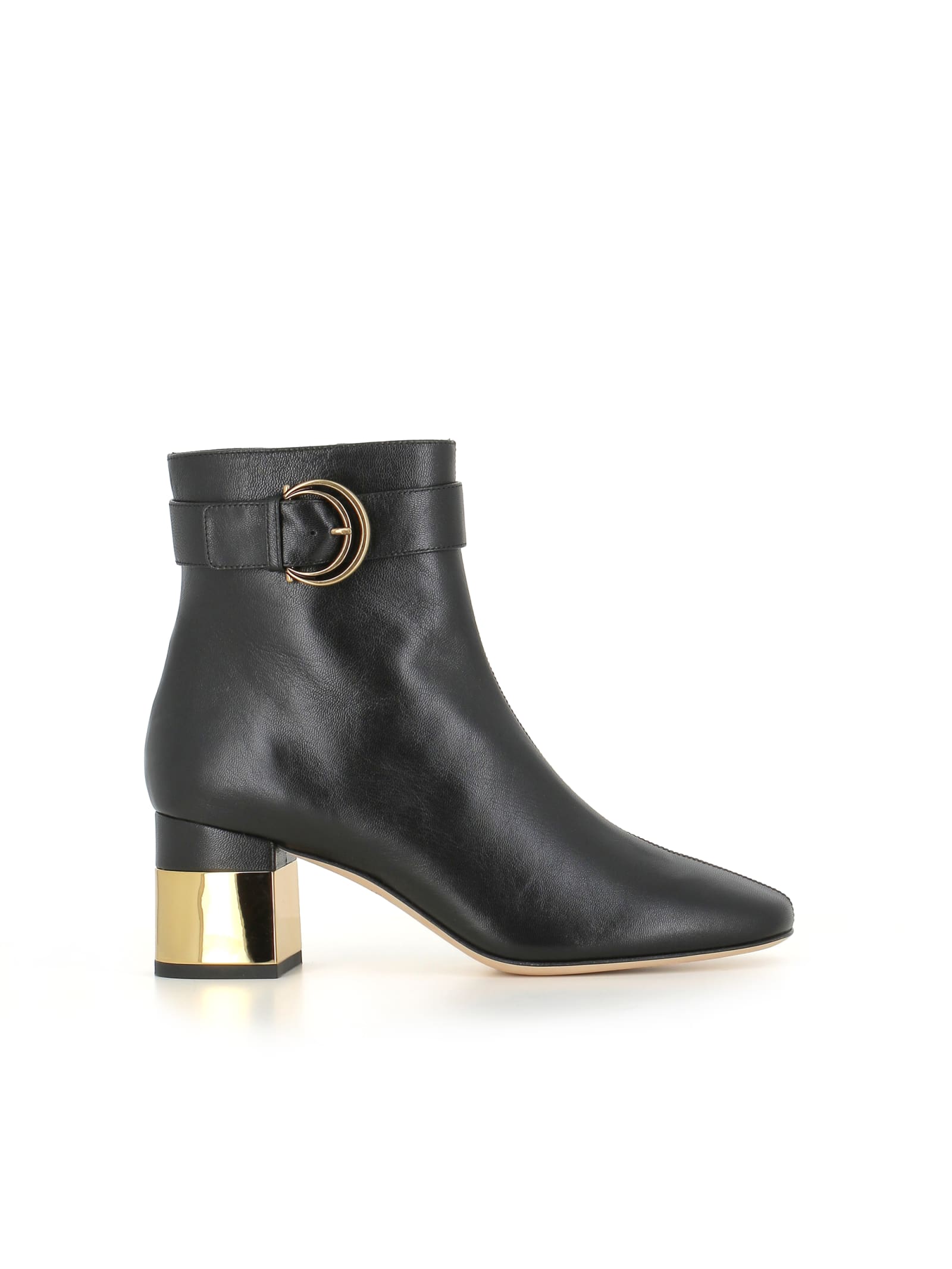 Shop Chloé Ankle Boot Alizè In Black