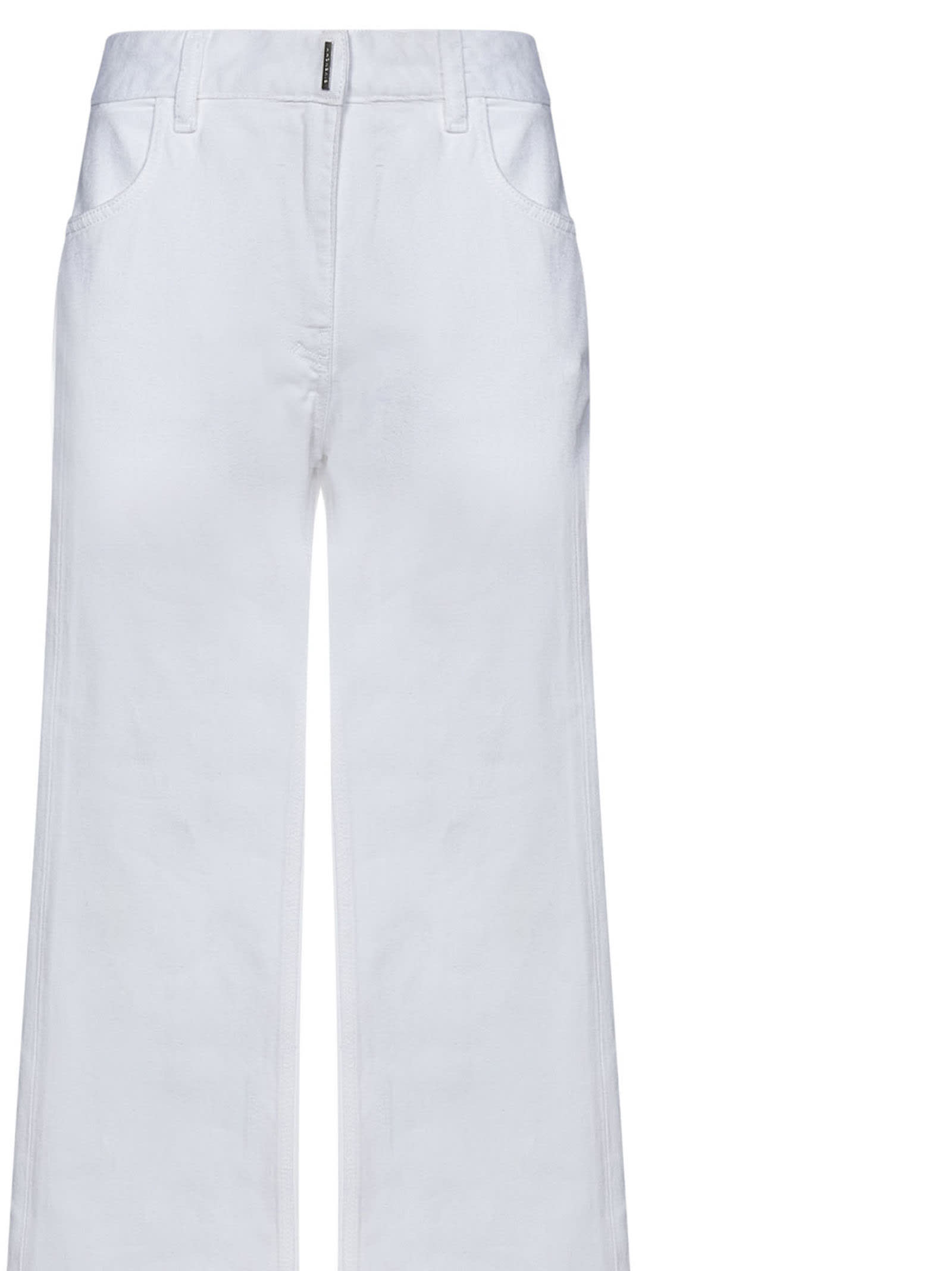 Shop Givenchy Jeans In Bianco