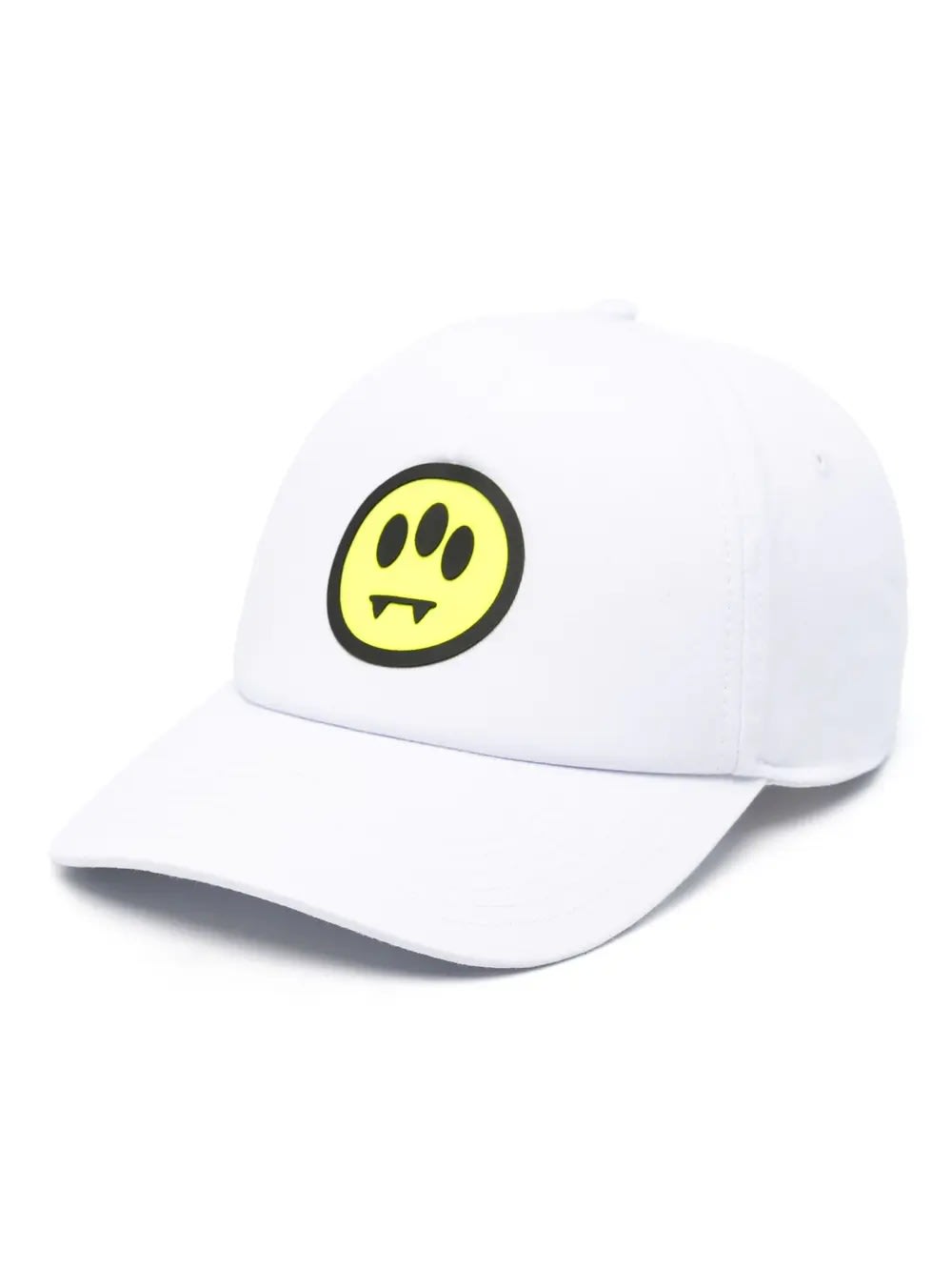 Shop Barrow White Baseball Hat With Logo In Bianco