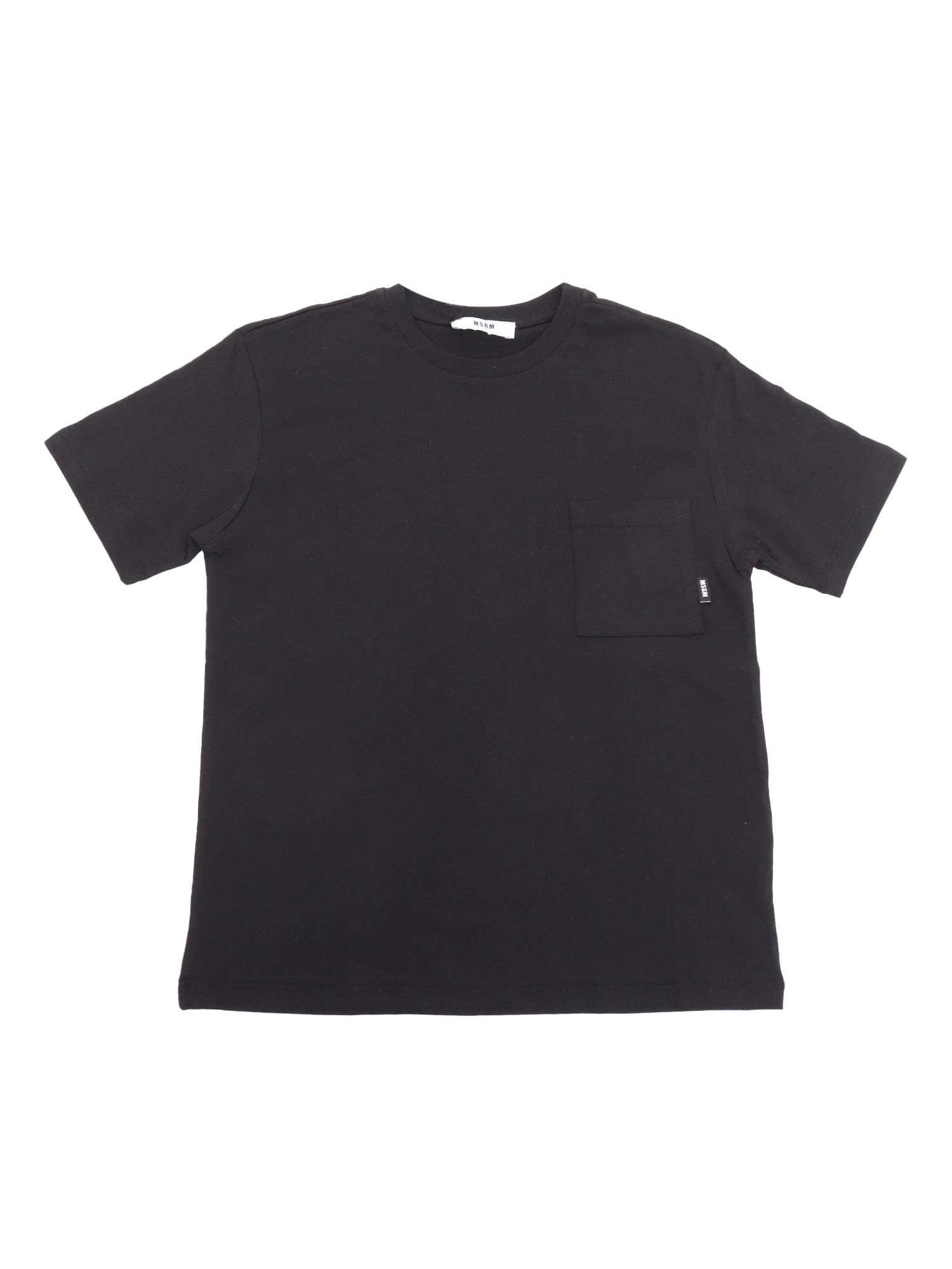Shop Msgm Black T-shirt