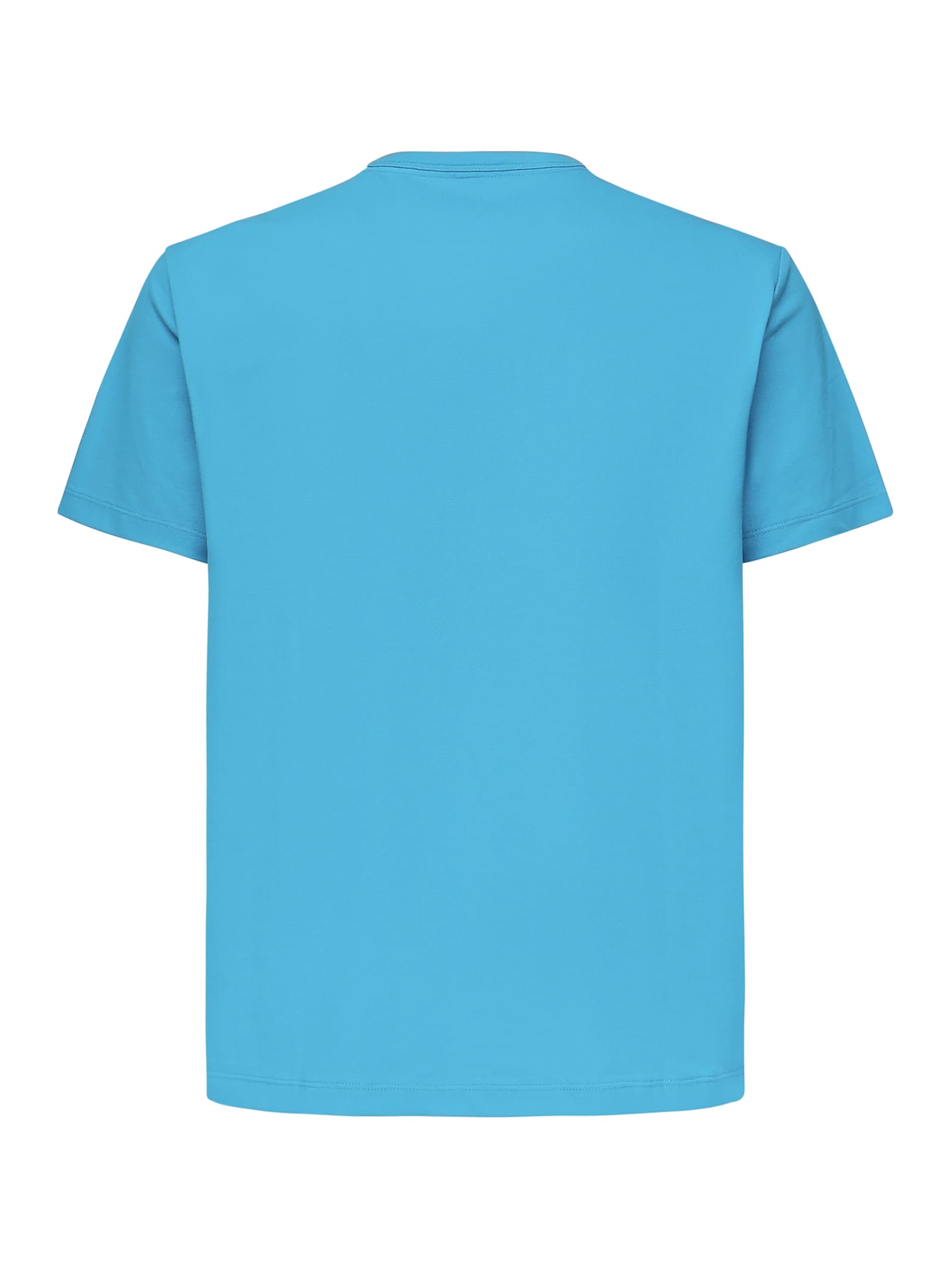 Sun 68 T-shirt With Logo In Blue
