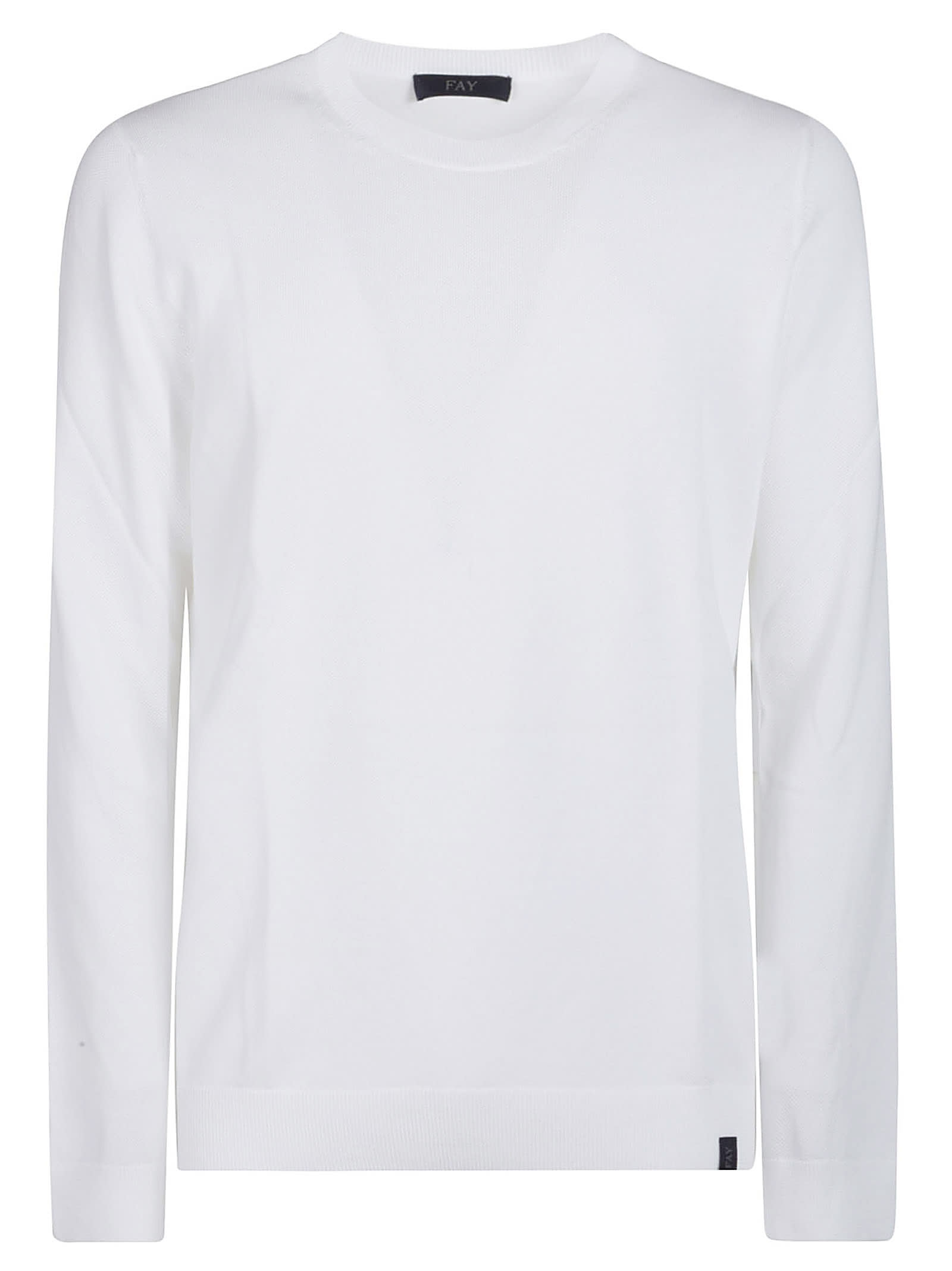 Fay Sweater In Bianco