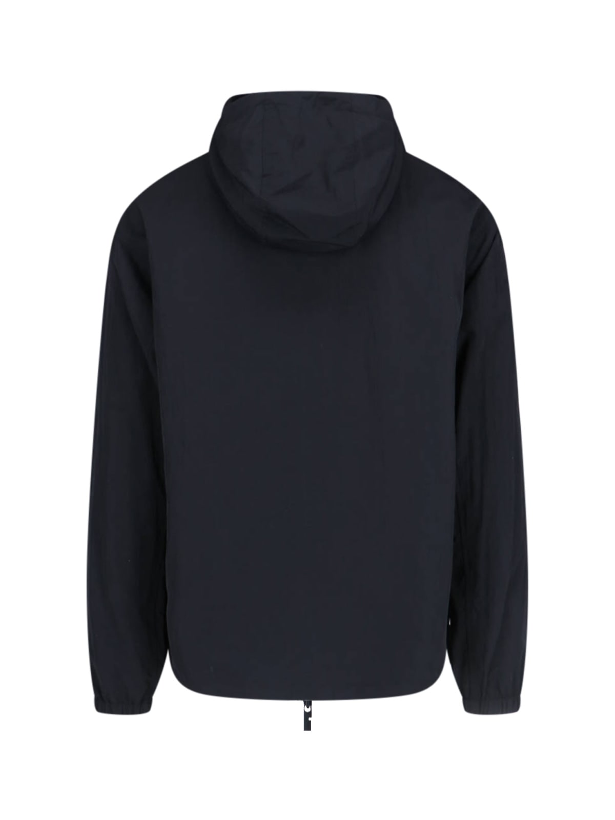 Burberry Ekd Patch Windbreaker Jacket In Black