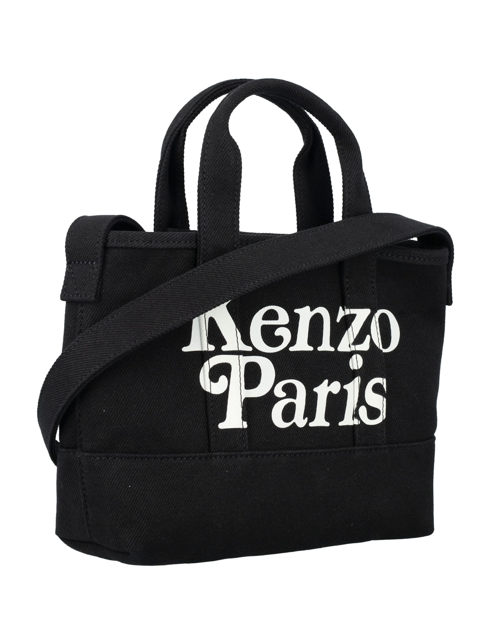 Shop Kenzo Small Utility Tote Bag In Black
