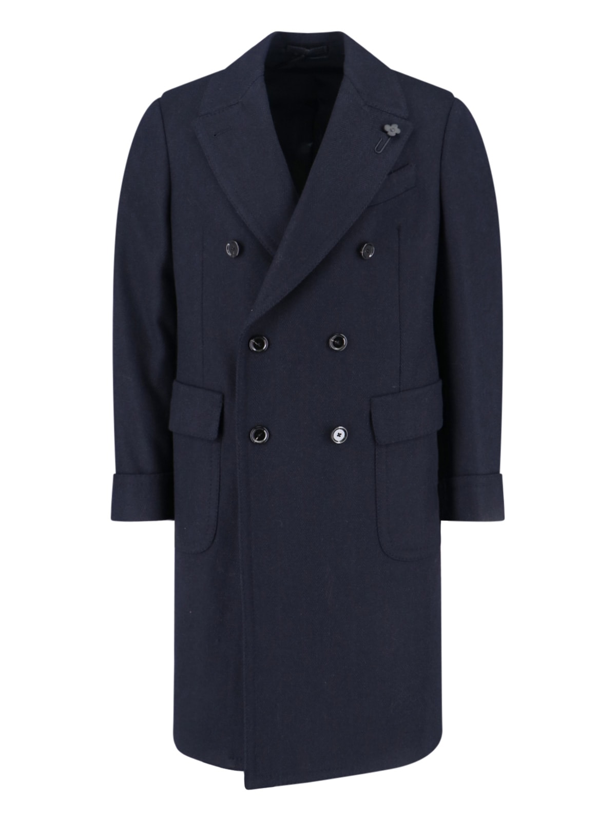 Double-breasted Wool And Cashmere Blend Coat