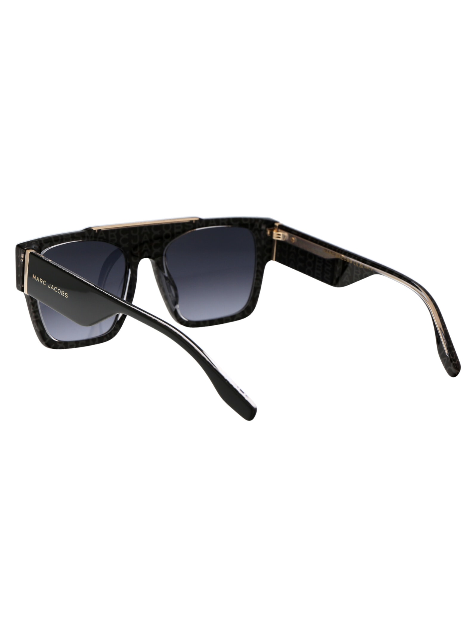 Shop Marc Jacobs Marc 757/s Sunglasses In 1ei9o Blk Ptt Gr