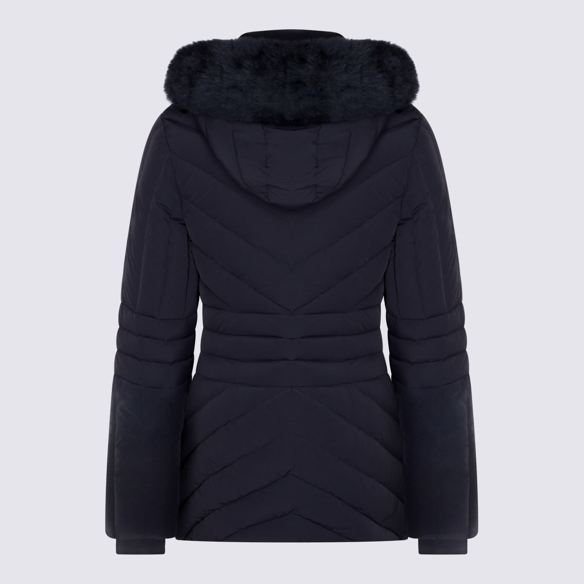 Mackage Dark Blue Down Jacket In Black