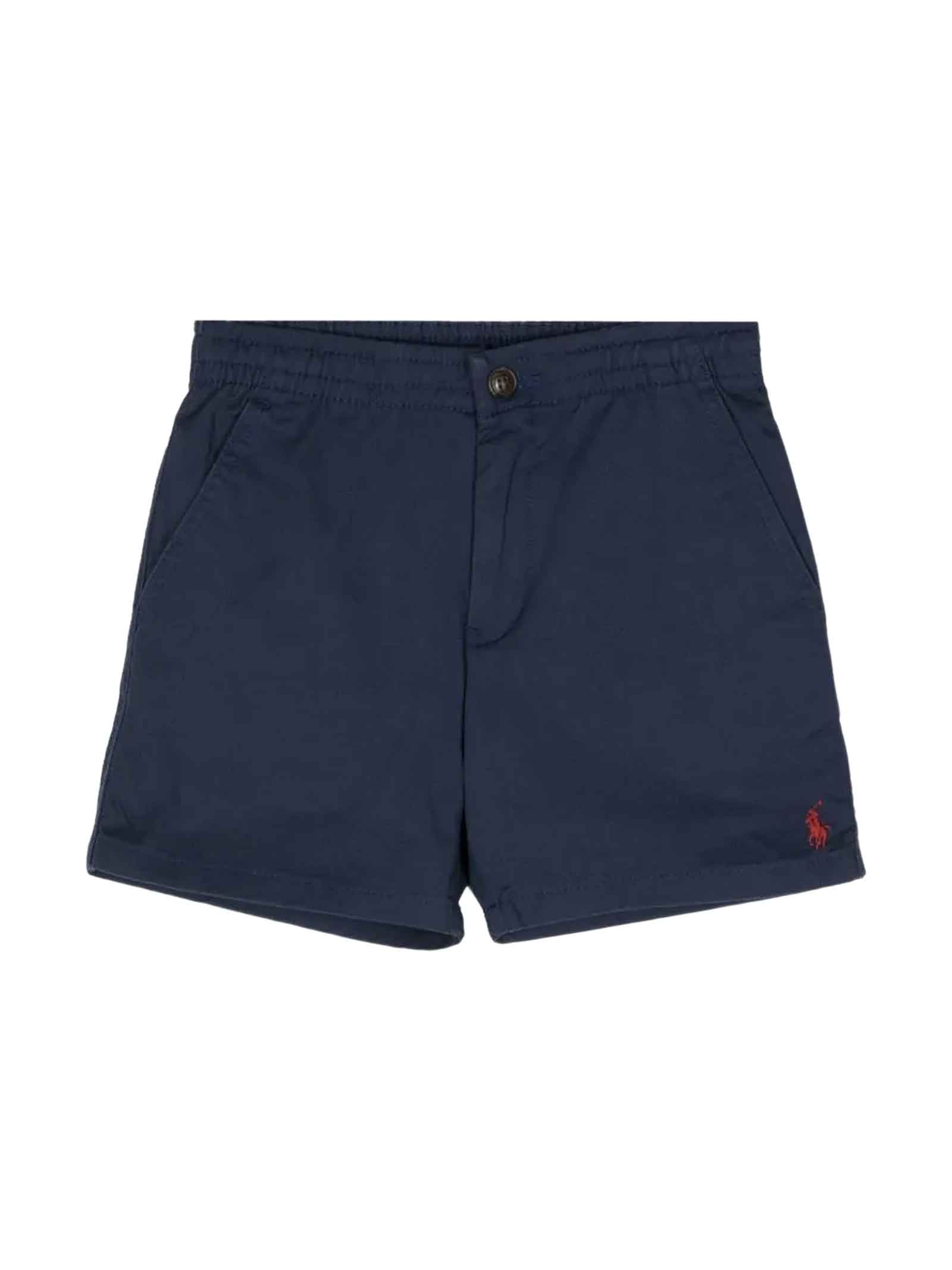Ralph Lauren Kids' Blue Shorts Boy In Navy