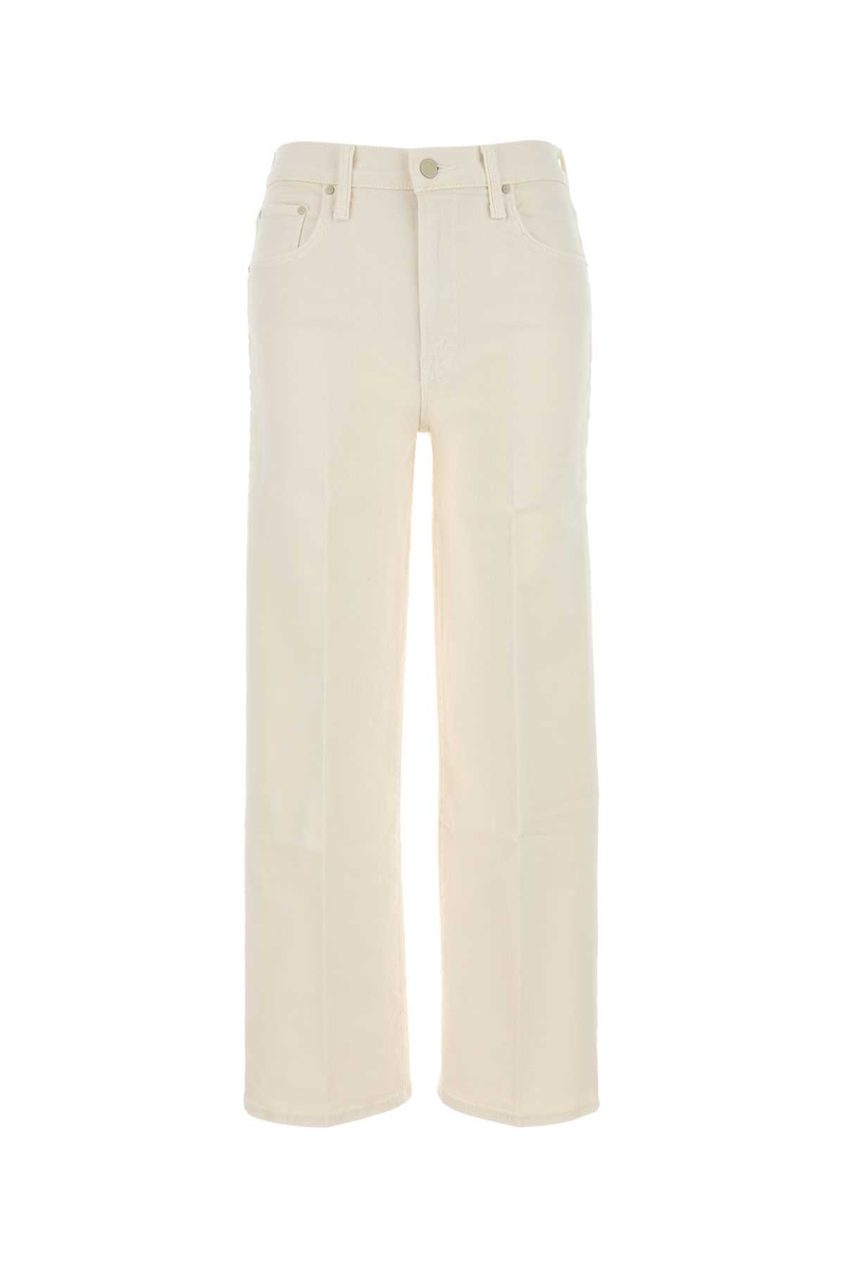 Ivory Stretch Denim The Rambler Jeans