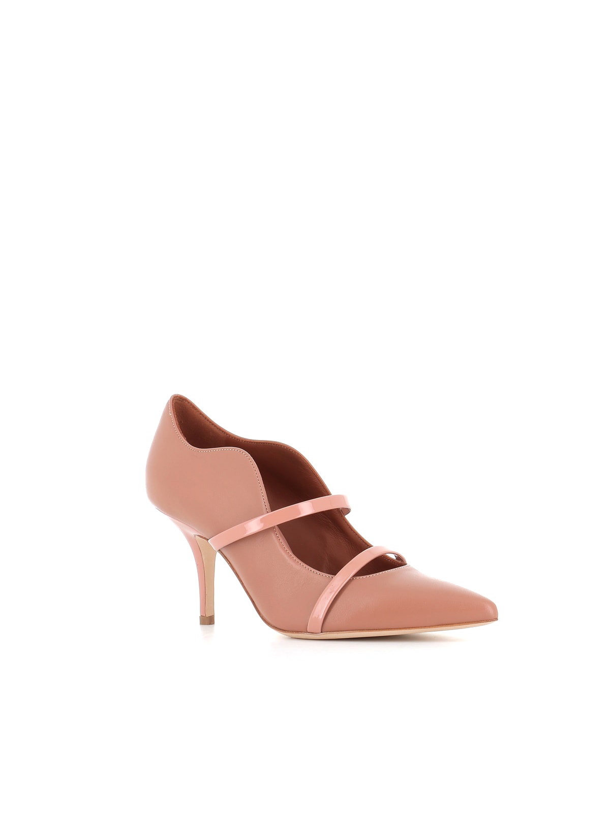 Shop Malone Souliers Décolleté Maureen Pump 70-10 In Nude