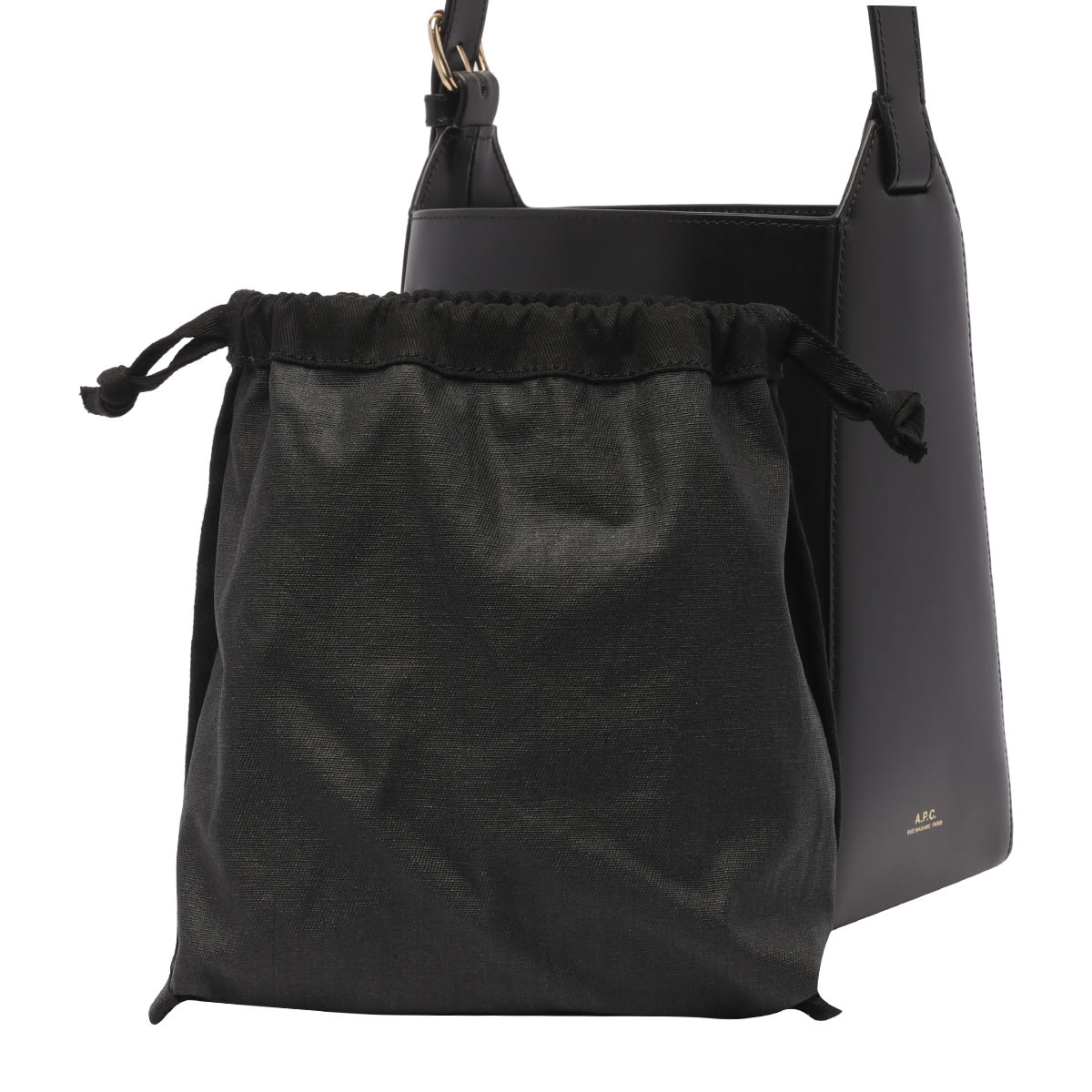 Shop Apc Virginie Small Bag In Black