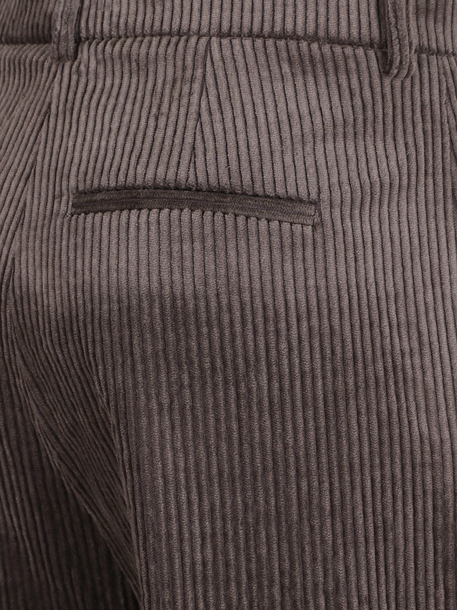 Ermanno Scervino Tailored Trousers With Pockets And Loops In Brown