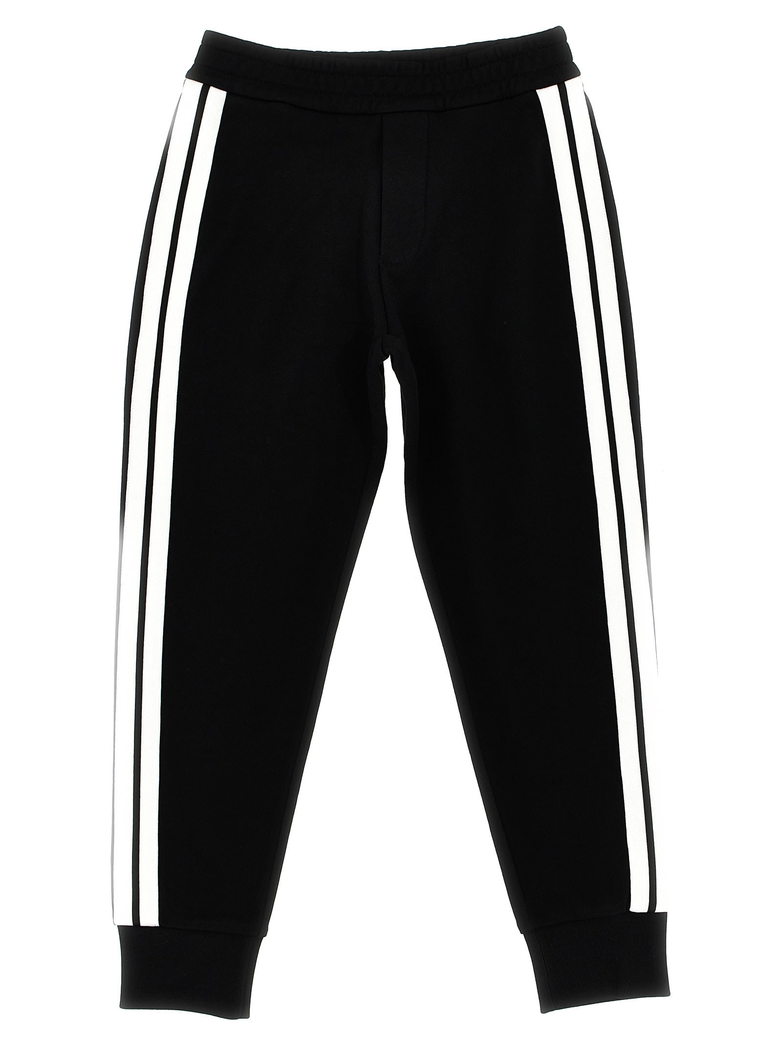 Shop Moncler Hoodie + Joggers Tracksuit In White/black