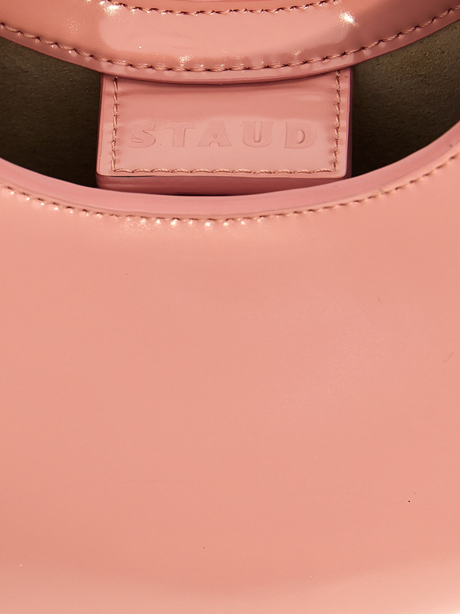 Shop Staud Goodnight Moon Handbag In Pink