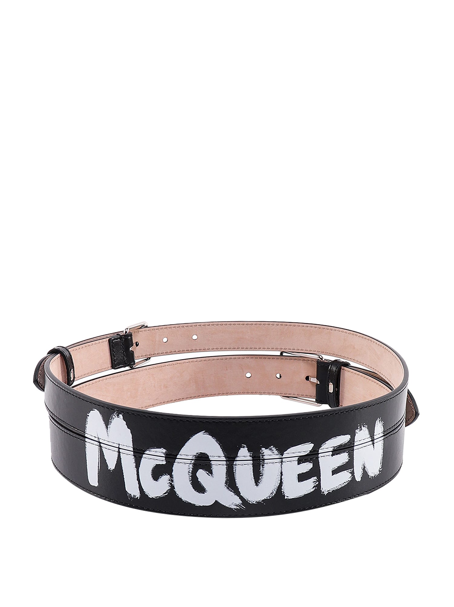 Shop Alexander Mcqueen Belt In Black